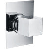 ALFI brand AB9209-PC Polished Chrome Modern Square 3 Way Shower Diverter, Brass