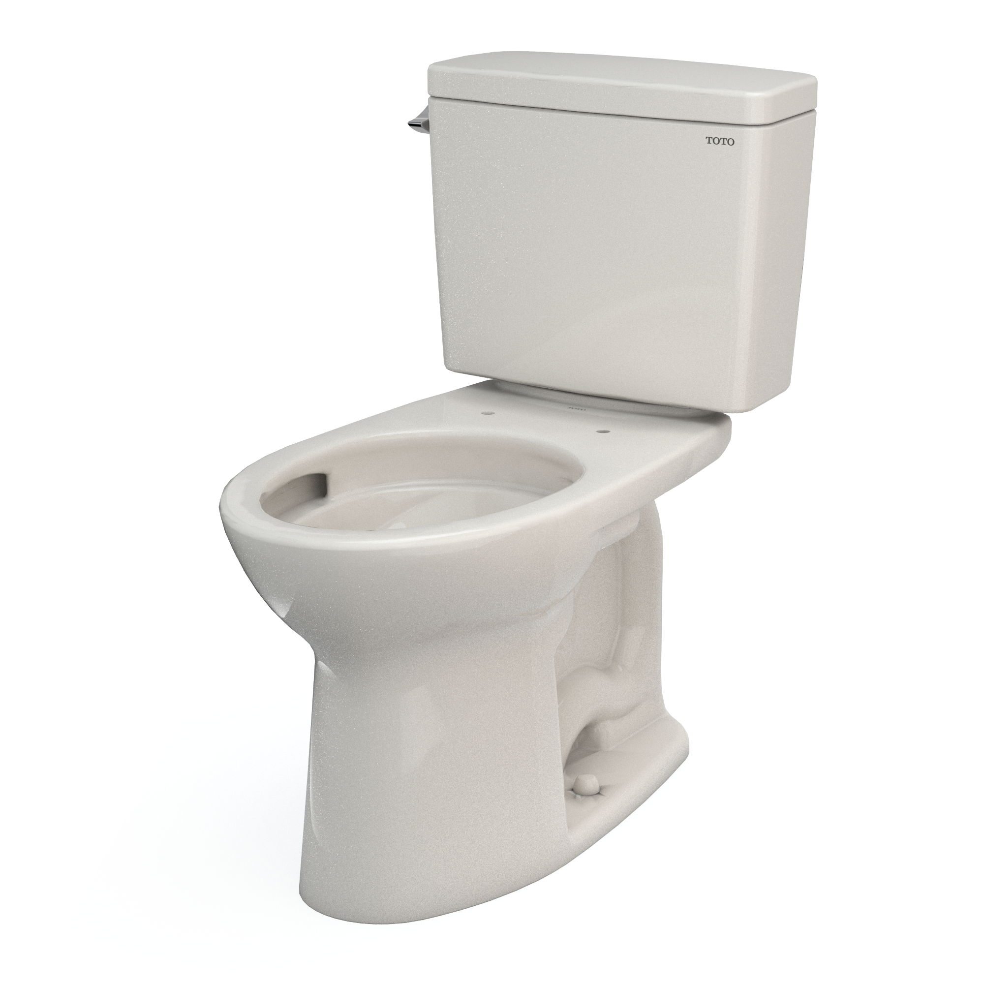 Alternate Image for TOTO Drake Two-Piece Elongated 1.28 GPF TORNADO FLUSH Toilet with CEFIONTECT, Sedona Beige, Vitreous China, CST776CEG#12