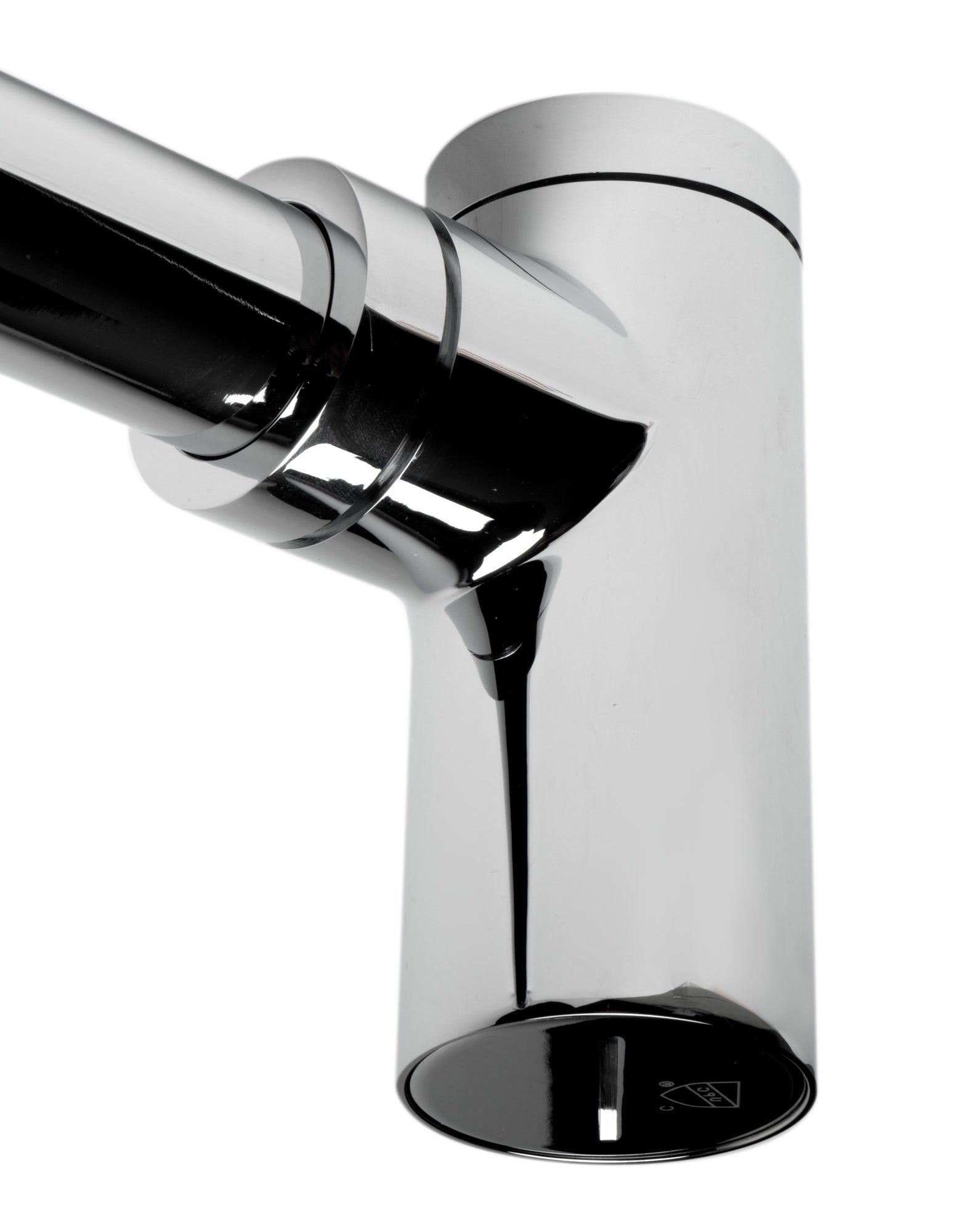 Alternate Image for ALFI brand AB9005-PC Polished Chrome Solid Brass Round Modern Decorative Bottle P-Trap