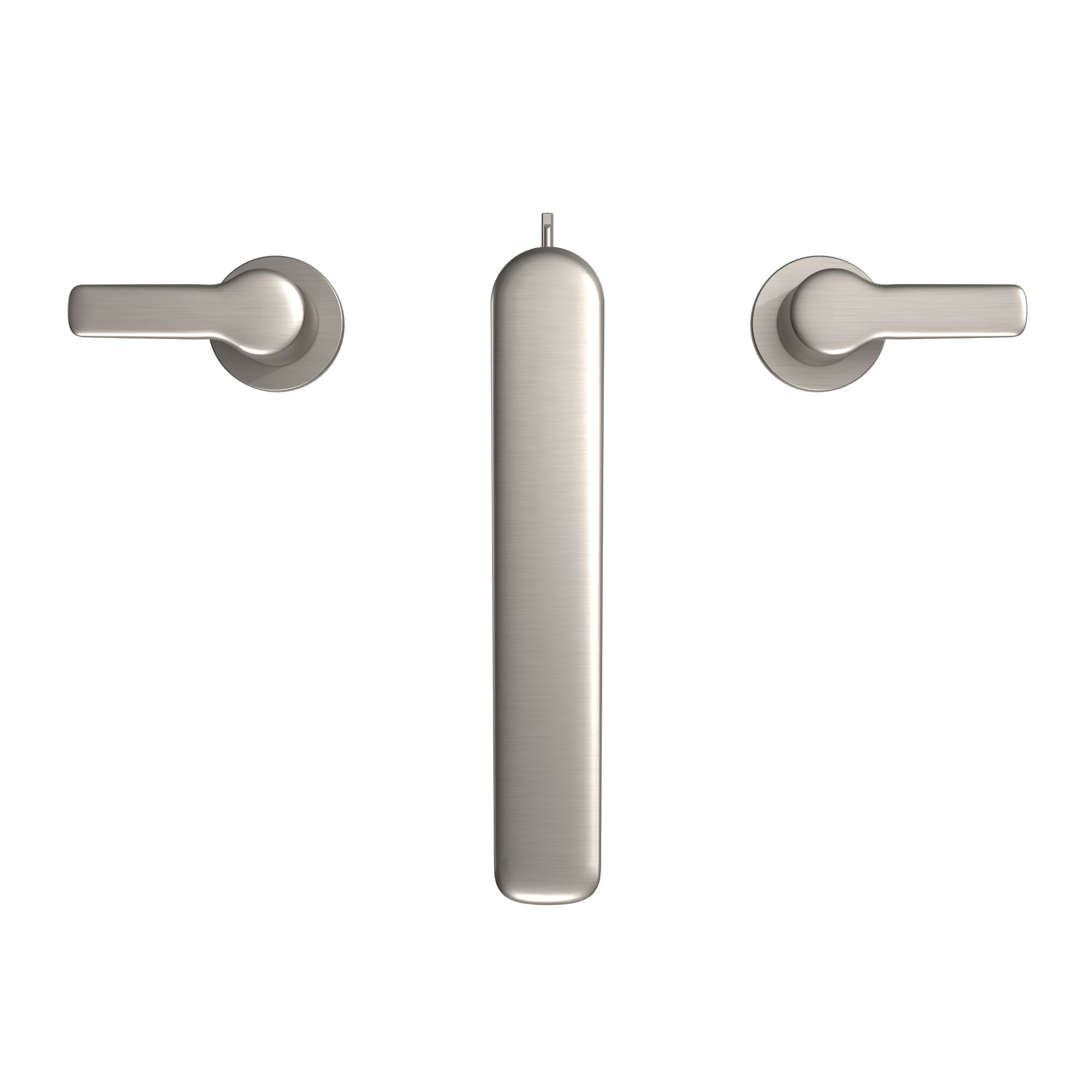 Alternate Image for TOTO GS Two-Handle Deck-Mount Roman Tub Filler Trim, Brushed Nickel, Brass, TBG03201U#BN