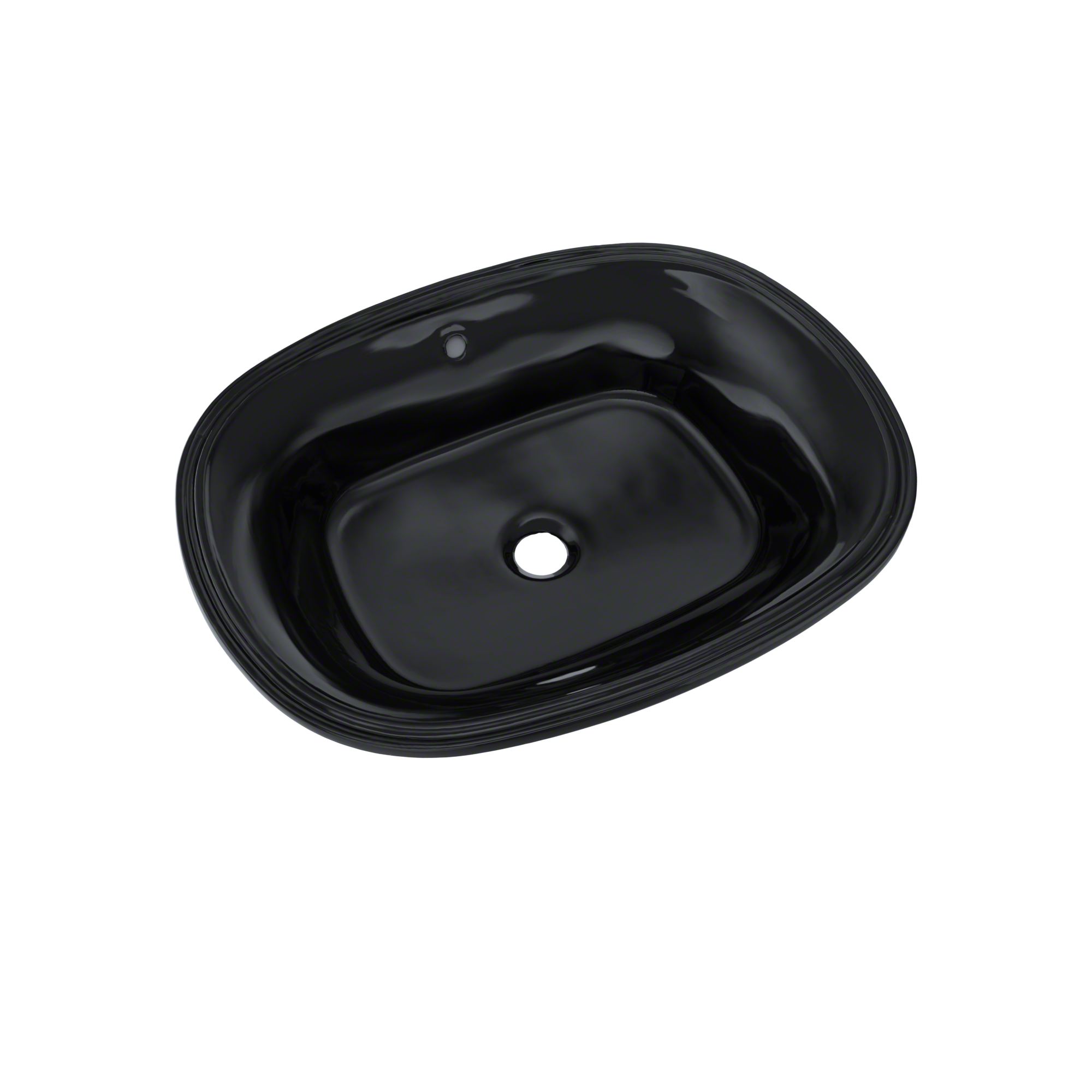 TOTO Maris 20-5/16" x 15-9/16" Oval Undermount Bathroom Sink, Ebony, Vitreous China, LT481#51