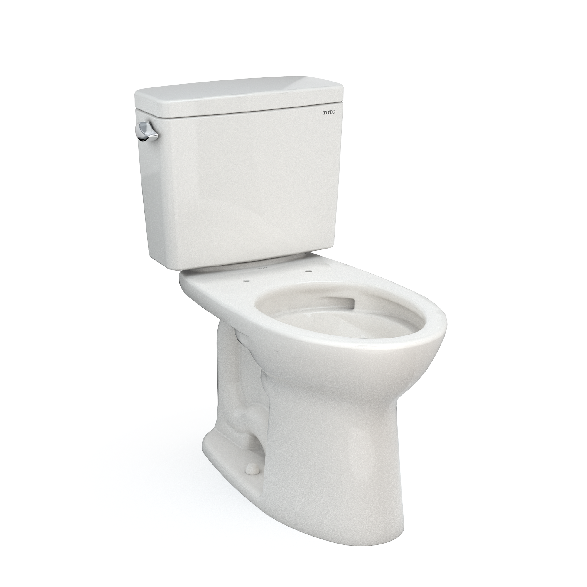 TOTO Drake Two-Piece Elongated 1.28 GPF Universal Height TORNADO FLUSH Toilet with CEFIONTECT, Colonial White, Vitreous China, CST776CEFG#11