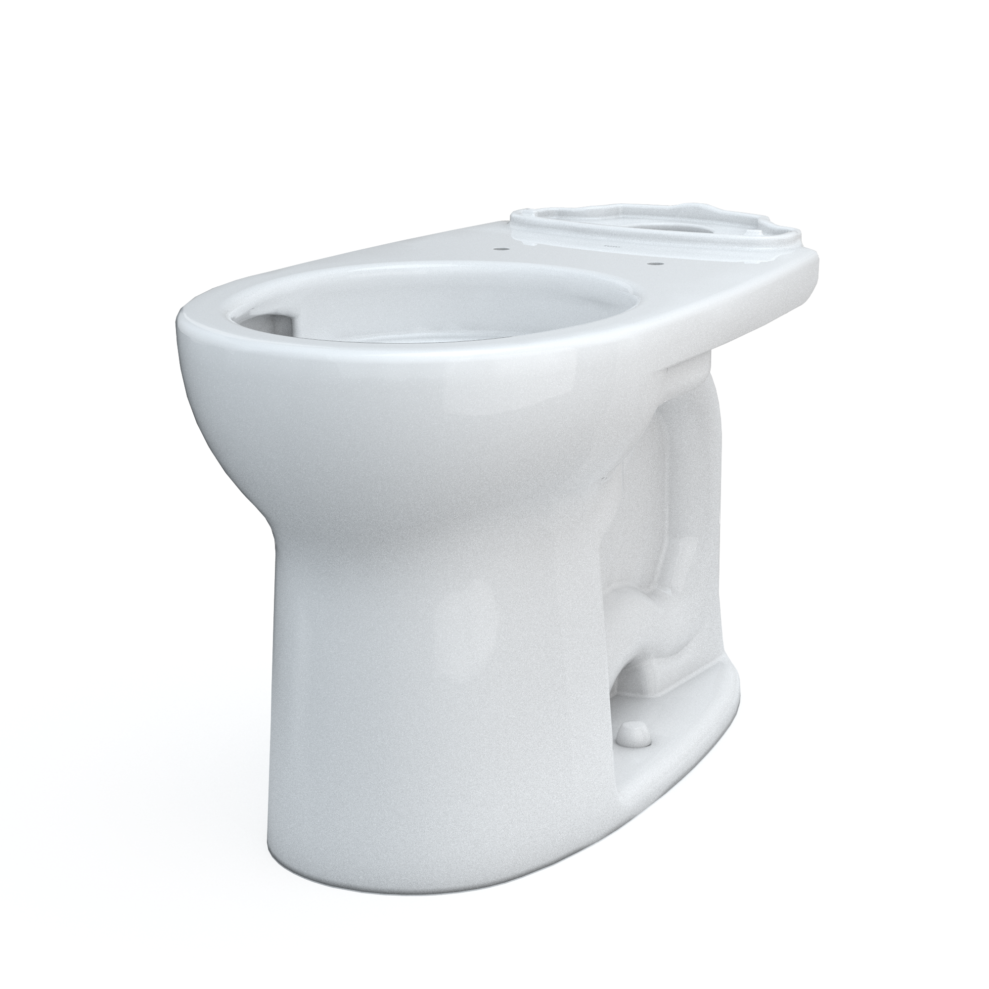 Alternate Image for TOTO Drake Round TORNADO FLUSH Toilet Bowl with CEFIONTECT, Cotton White, Vitreous China, C775CEFG#01