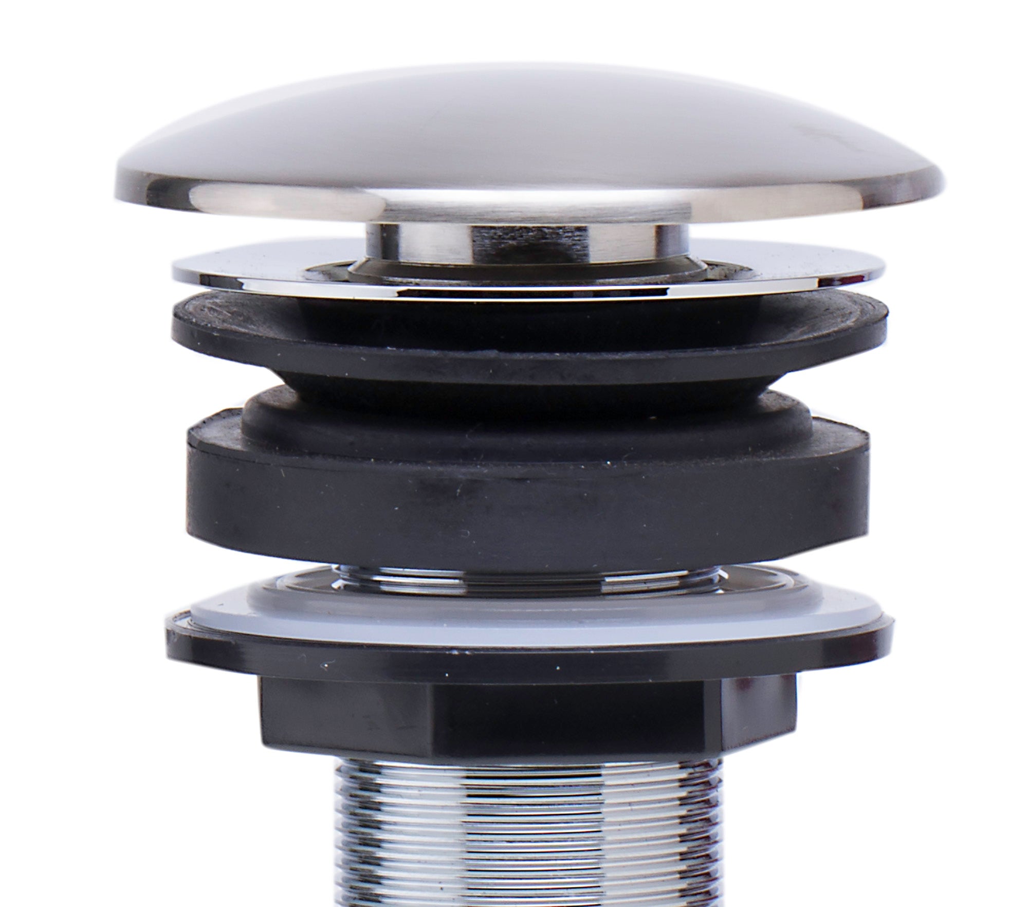 Alternate Image for ALFI Brushed Nickel Pop Up Drain for Bathroom Sink without Overflow, AB9055-BN