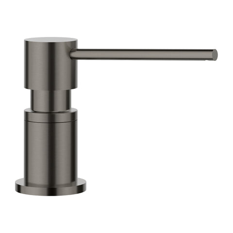 Blanco Lato Soap Dispenser - Satin Dark Steel, Brass, 527743