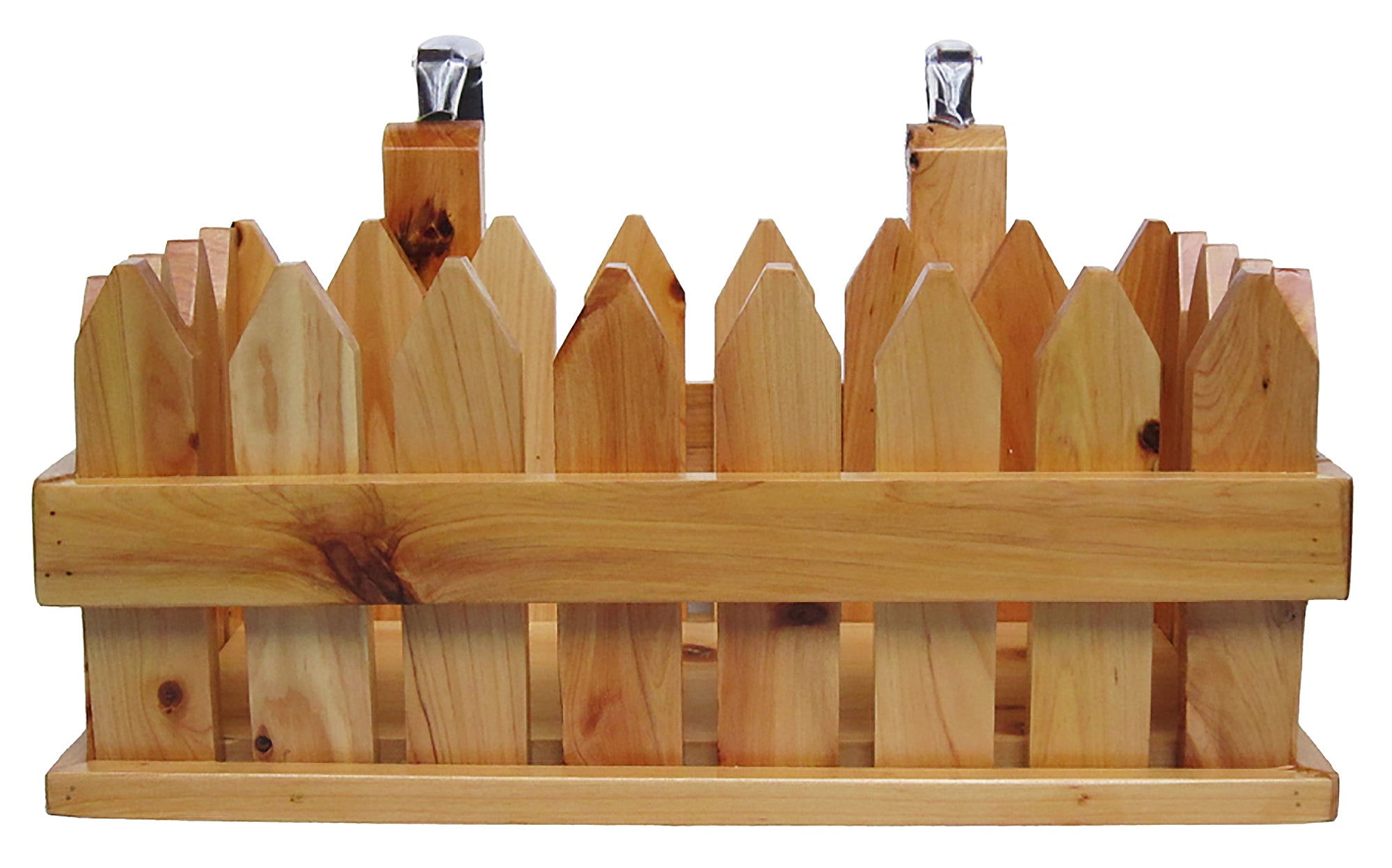 Alternate Image for ALFI brand 65" Cedar Wood Free Standing Oval Bathtub with Fixtures & Headrests, Natural Wood, AB1130