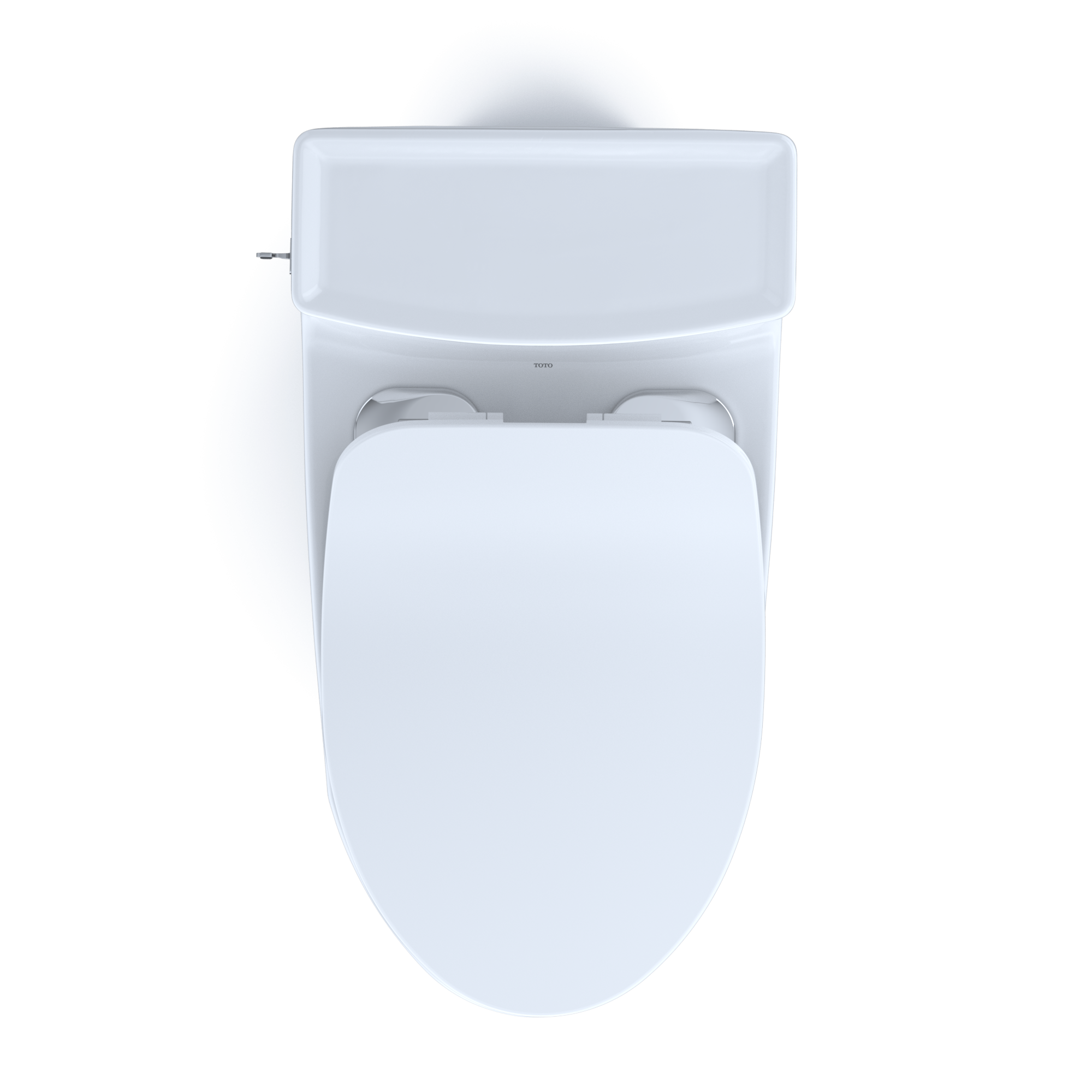 Alternate Image for TOTO Aimes One-Piece Elongated 1.28 GPF Toilet with CEFIONTECT and SoftClose Seat, WASHLET+ Ready, Cotton White, Vitreous China, MS626234CEFG#01