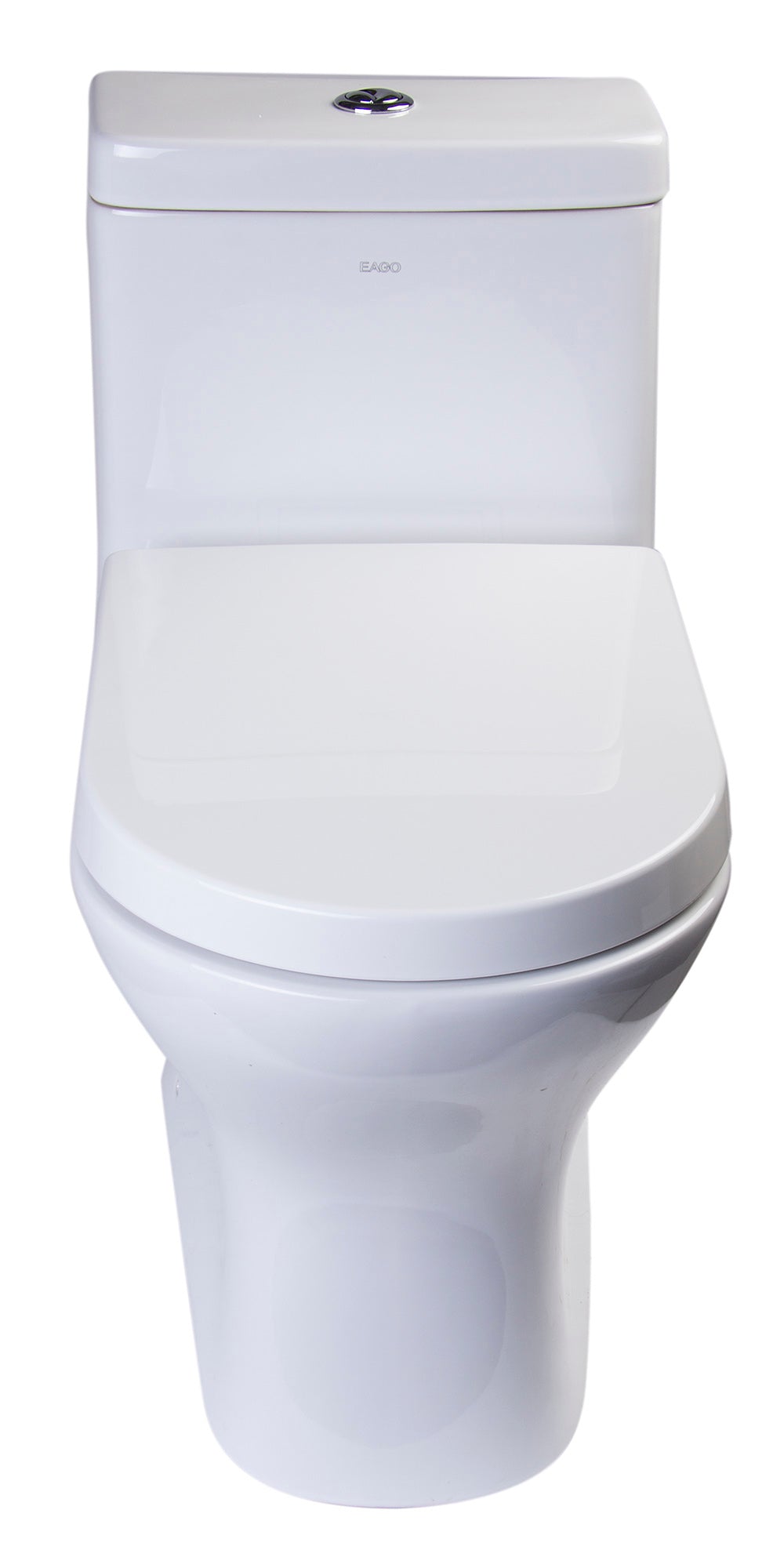 Alternate Image for EAGO Porcelain, White, TB353 Dual Flush One Piece Eco-Friendly High-Efficiency Low Flush Ceramic Toilet
