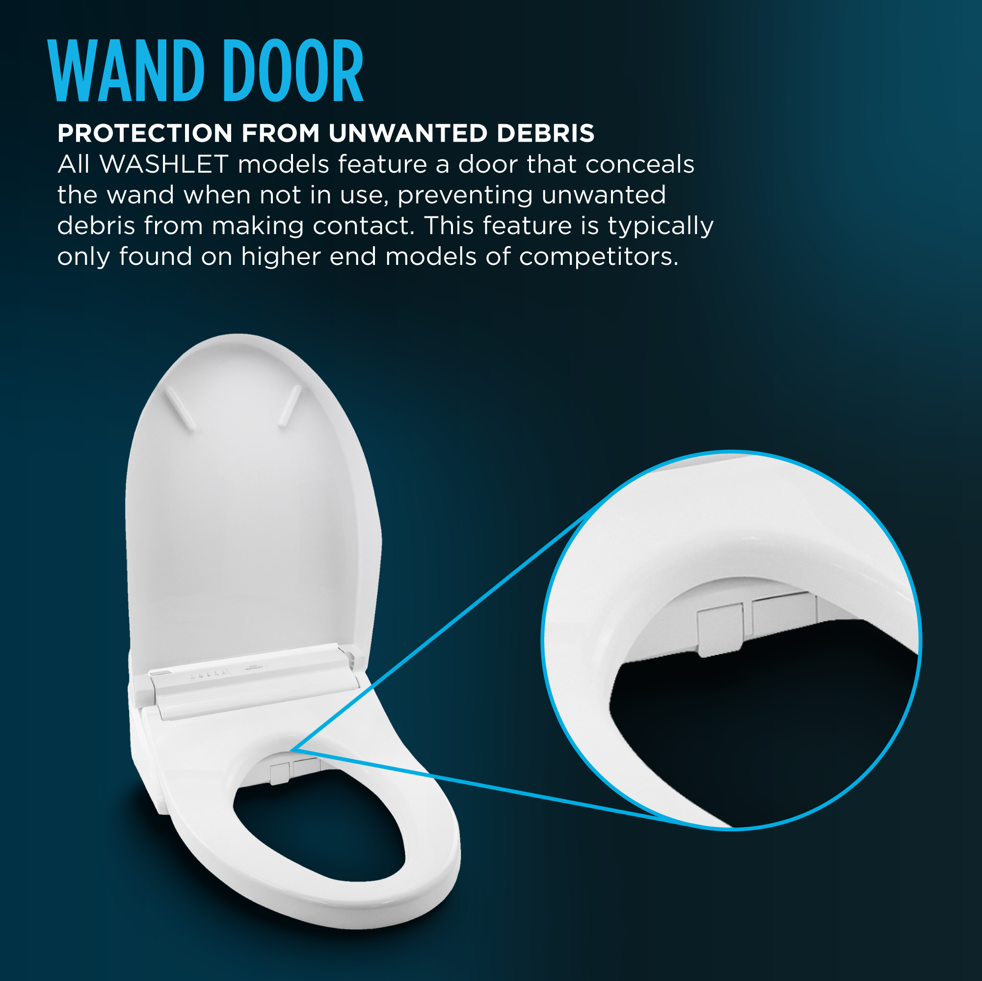 Alternate Image for TOTO WASHLET S350e Electronic Bidet Toilet Seat with Auto Open and Close and EWATER+ Cleansing, Round, Sedona Beige, Plastic, SW583#12