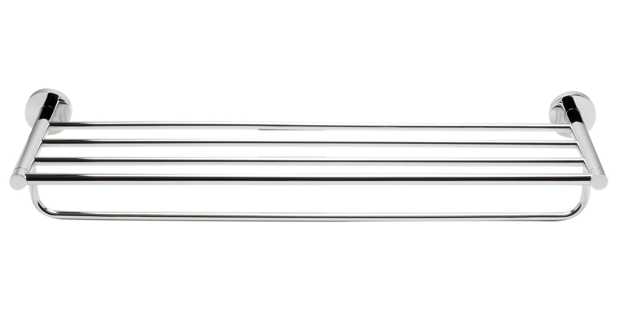 Alternative View of ALFI brand AB9538-PC Polished Chrome 26 inch Towel Bar & Shelf Bathroom Accessory, Brass