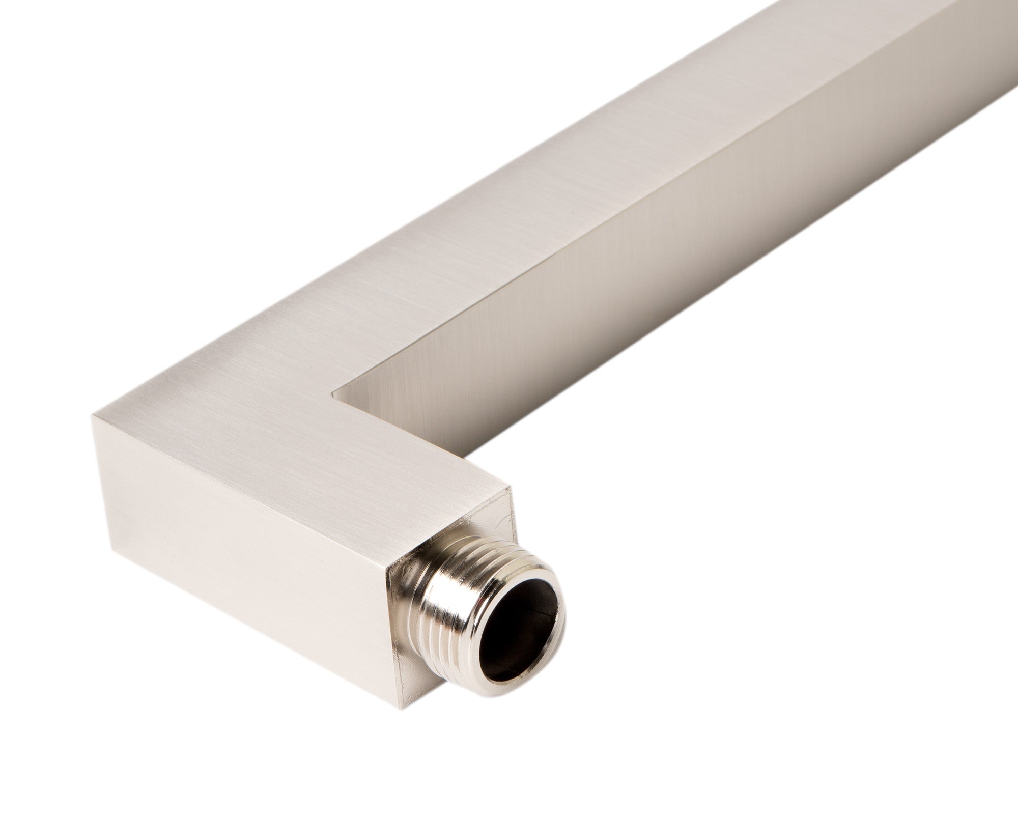 Alternate Image for ALFI brand ABSA16S-BN Brushed Nickel 16" Square Wall Shower Arm, Brass