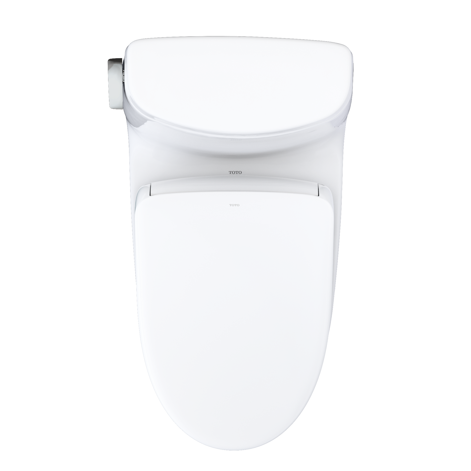 Alternate Image for TOTO WASHLET+ UltraMax II 1G One-Piece Elongated 1.0 GPF Toilet with Auto Flush WASHLET+ S7A Contemporary Bidet Seat, Cotton White, Vitreous China|Plastic, MW6044736CUFGA#01