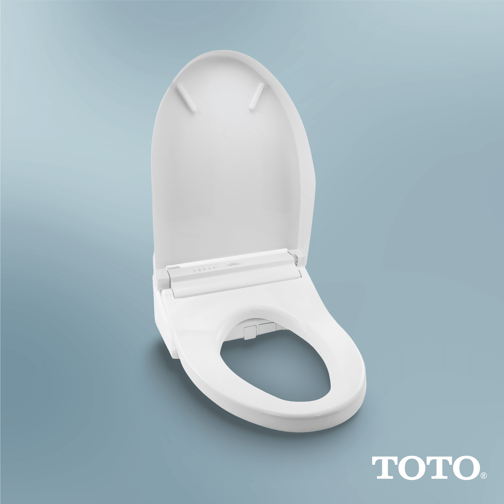 Alternate Image for TOTO WASHLET C5 Electronic Bidet Toilet Seat with PREMIST and EWATER+ Wand Cleaning, Elongated, Cotton White, Plastic, SW3084#01