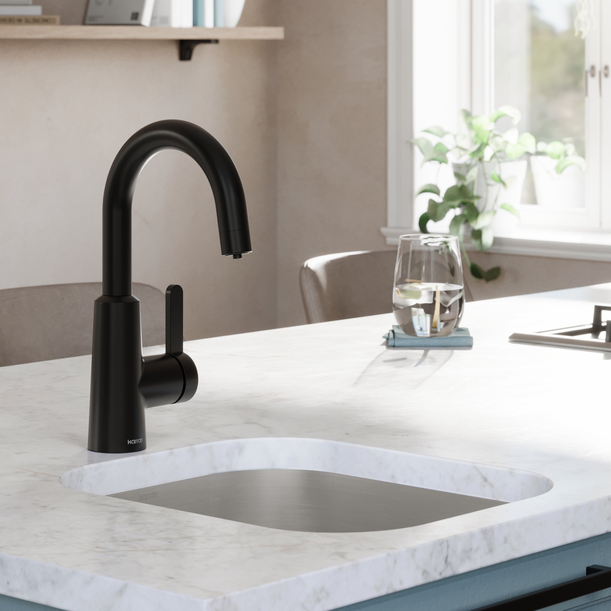 Karran profile 15 stainless steel kitchen sink product image