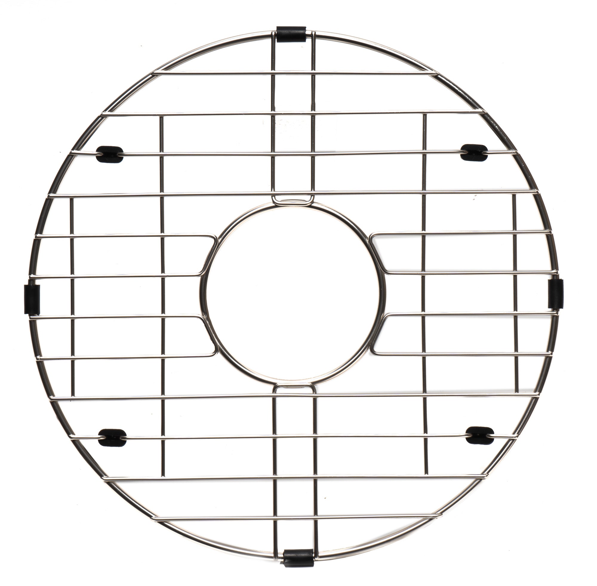 ALFI brand Grey, ABGR18R Round Stainless Steel Grid for ABF1818R