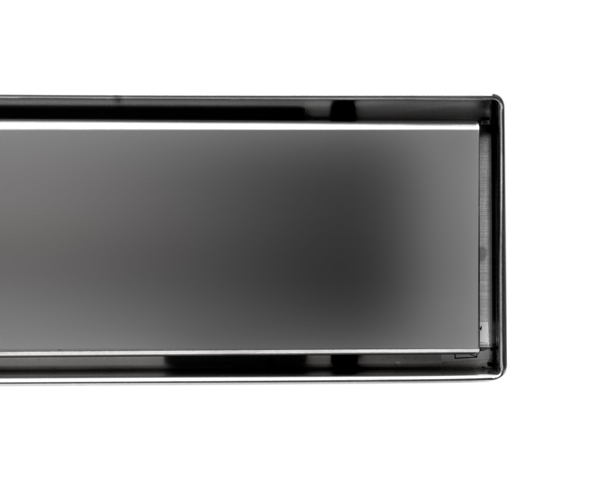 Alternate Image for ALFI brand ABLD24B-PSS 24" Modern Polished Stainless Steel Linear Shower Drain with Solid Cover