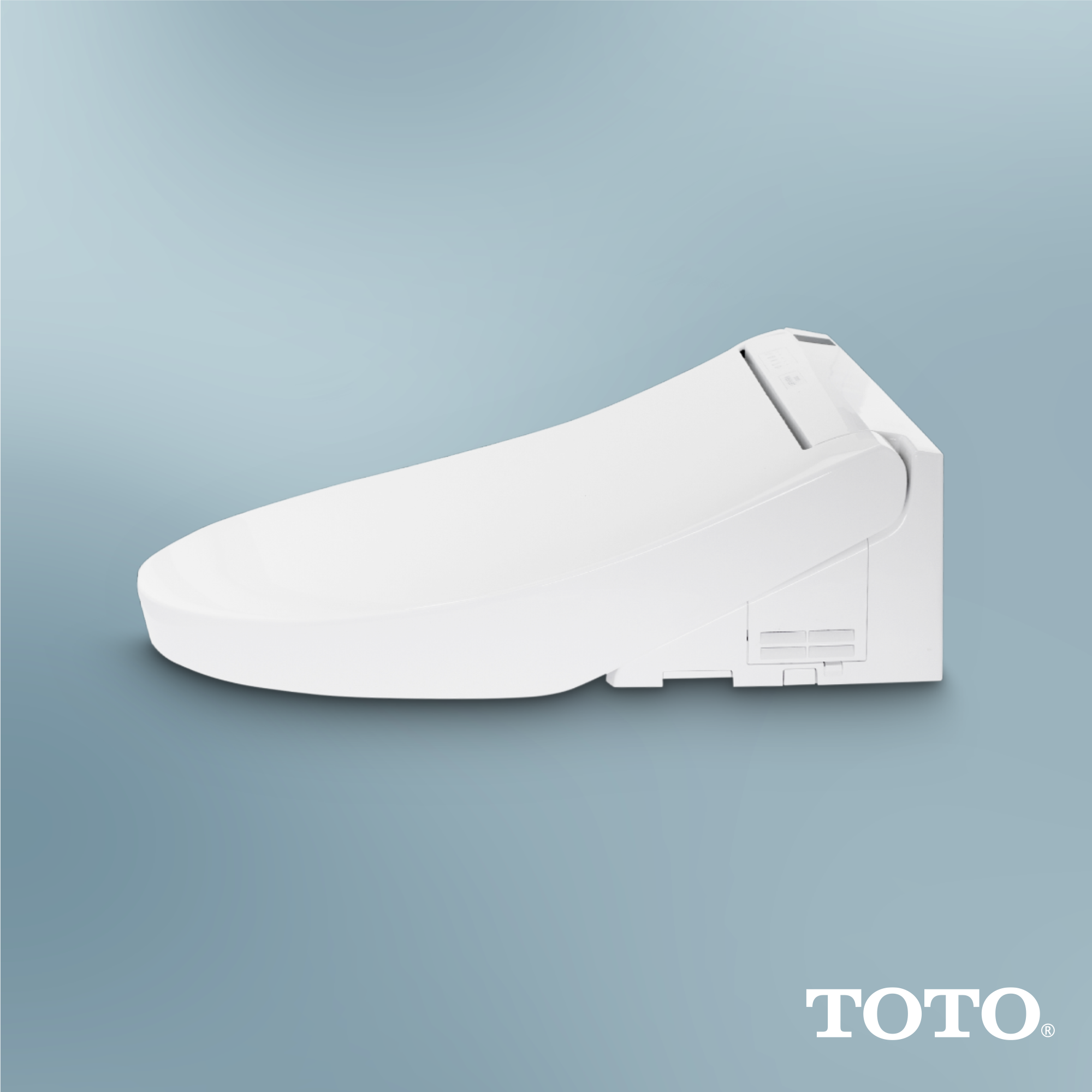 Alternate Image for TOTO WASHLET C5 Electronic Bidet Toilet Seat with PREMIST and EWATER+ Wand Cleaning, Elongated, Cotton White, Plastic, SW3084#01