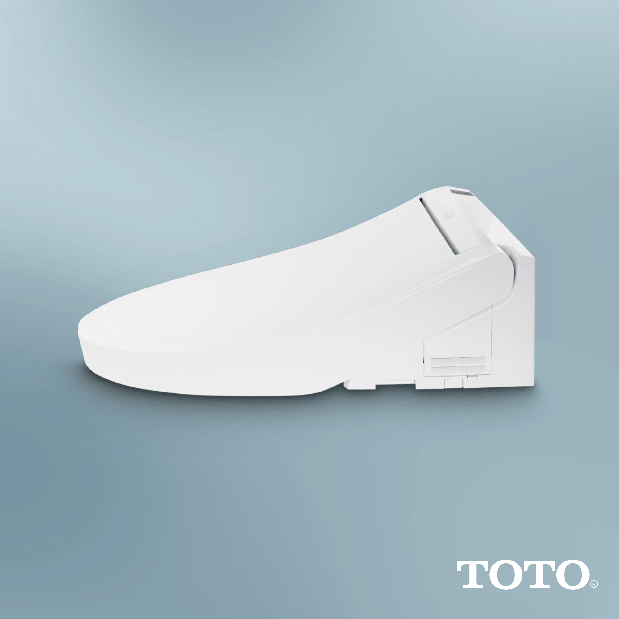 Alternate Image for TOTO WASHLET C5 Electronic Bidet Toilet Seat with PREMIST and EWATER+ Wand Cleaning, Elongated, Cotton White, Plastic, SW3084#01
