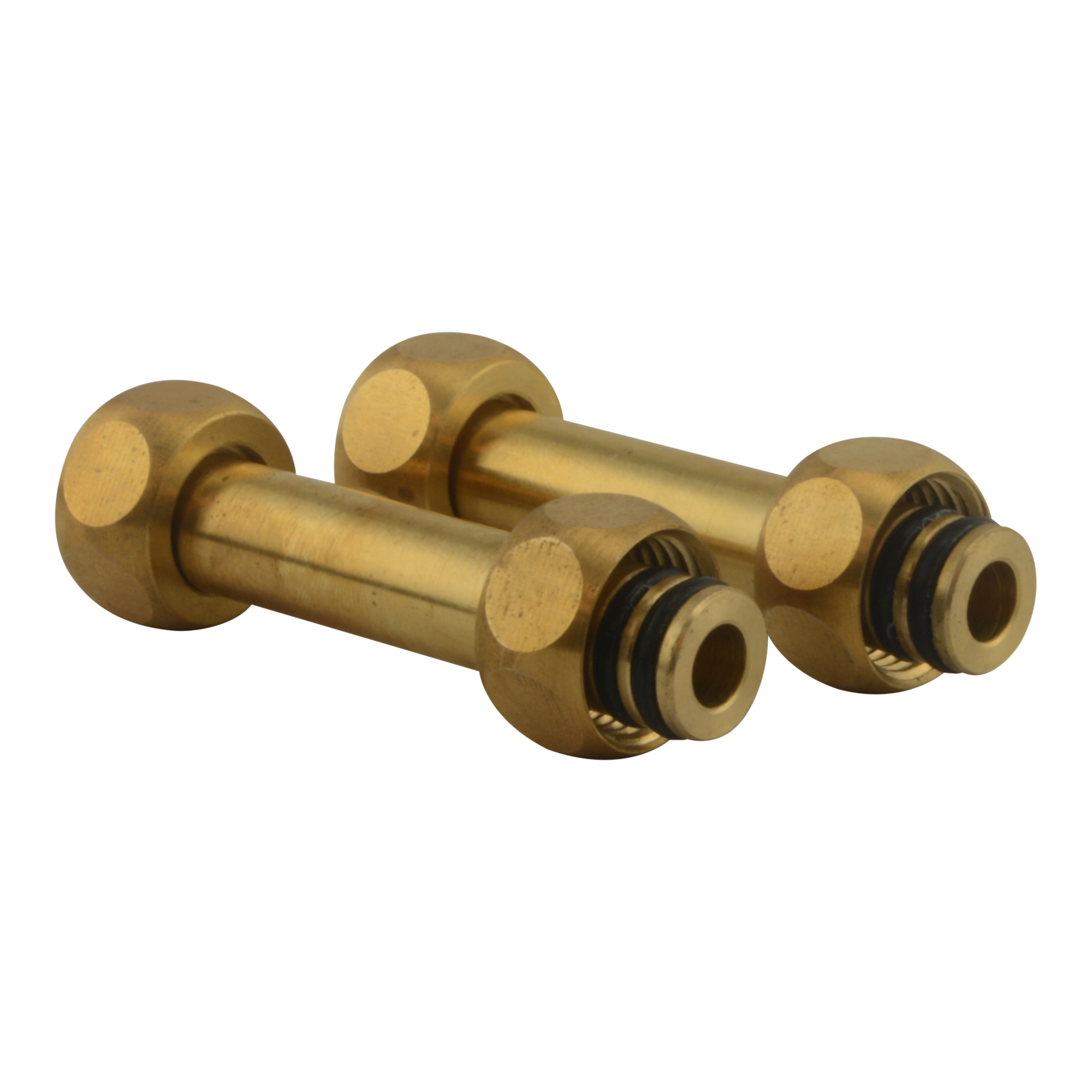 TOTO Connection Tubes for Roman Tub Filler Rough-In Valve 7-1/2 to 8-1/4 inch, Brass, TBN01011U