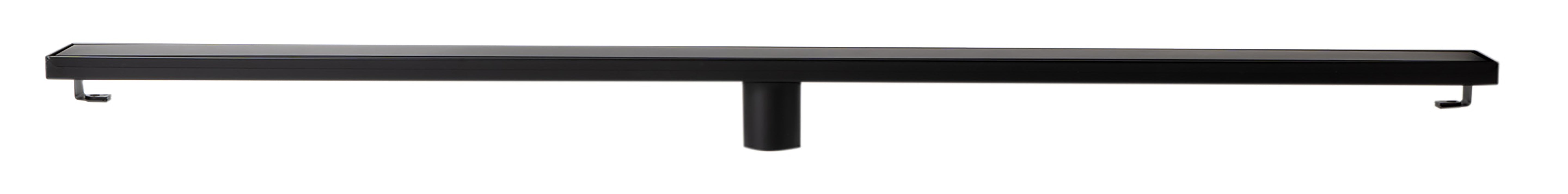 Alternate Image for ALFI brand ABLD47B-BM 47" Black Matte Brushed Stainless Steel Linear Shower Drain with Solid Cover