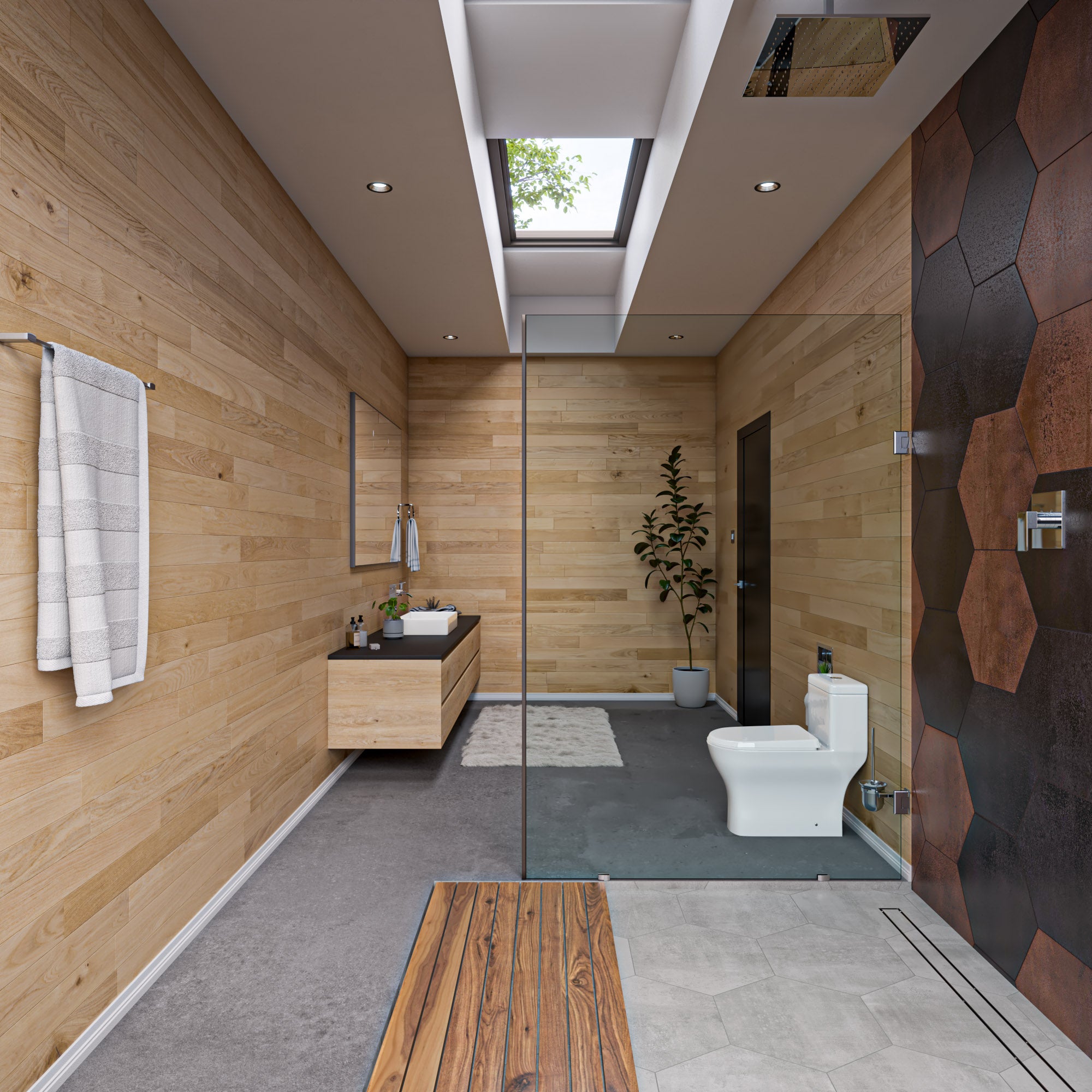 Alternate Image for ALFI brand ABLD47A 47" Stainless Steel Linear Shower Drain with No Cover, Grey