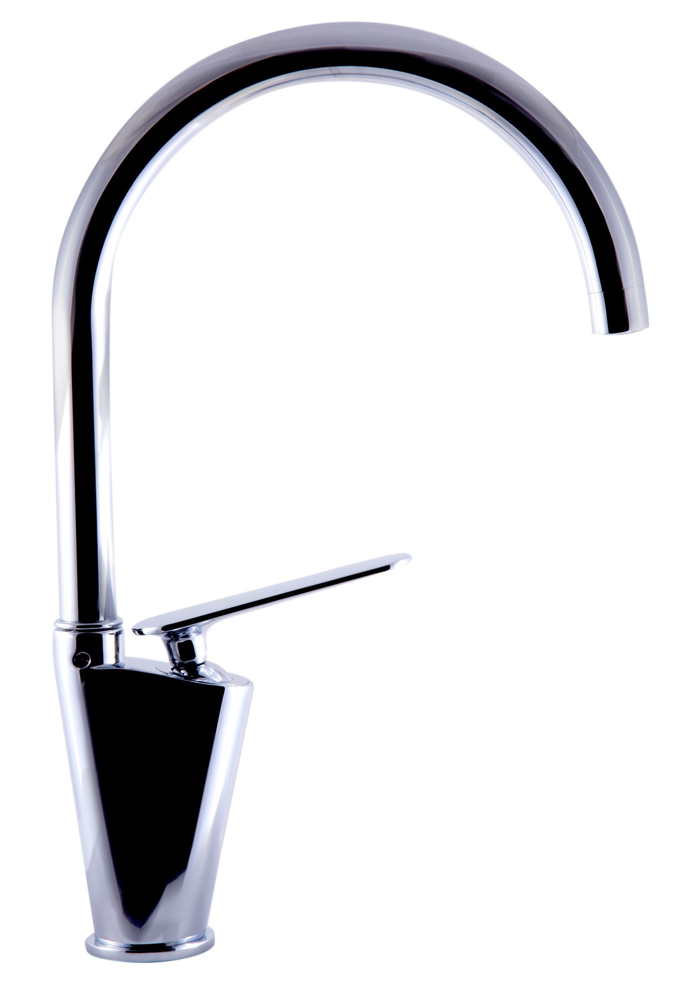 Alternate Image for ALFI Polished Chrome Gooseneck Single Hole Bathroom Faucet, AB3600-PC