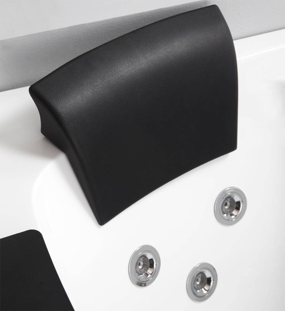 Alternate Image for Eago 59" Acrylic Corner Neo-angle Round Bathtub, White, AM198ETL-R