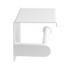 Alternate Image for ALFI brand ABTPC66-W White Matte Stainless Steel Toilet Paper Holder with Shelf