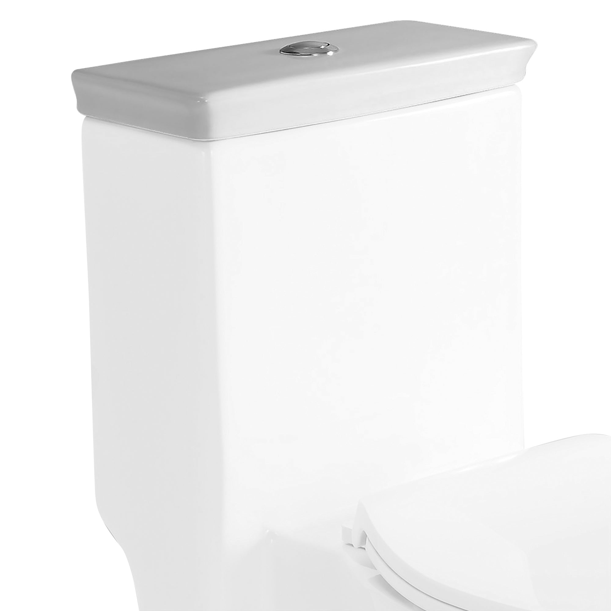 EAGO R-377LID Replacement Ceramic Toilet Lid for TB377, Porcelain, White