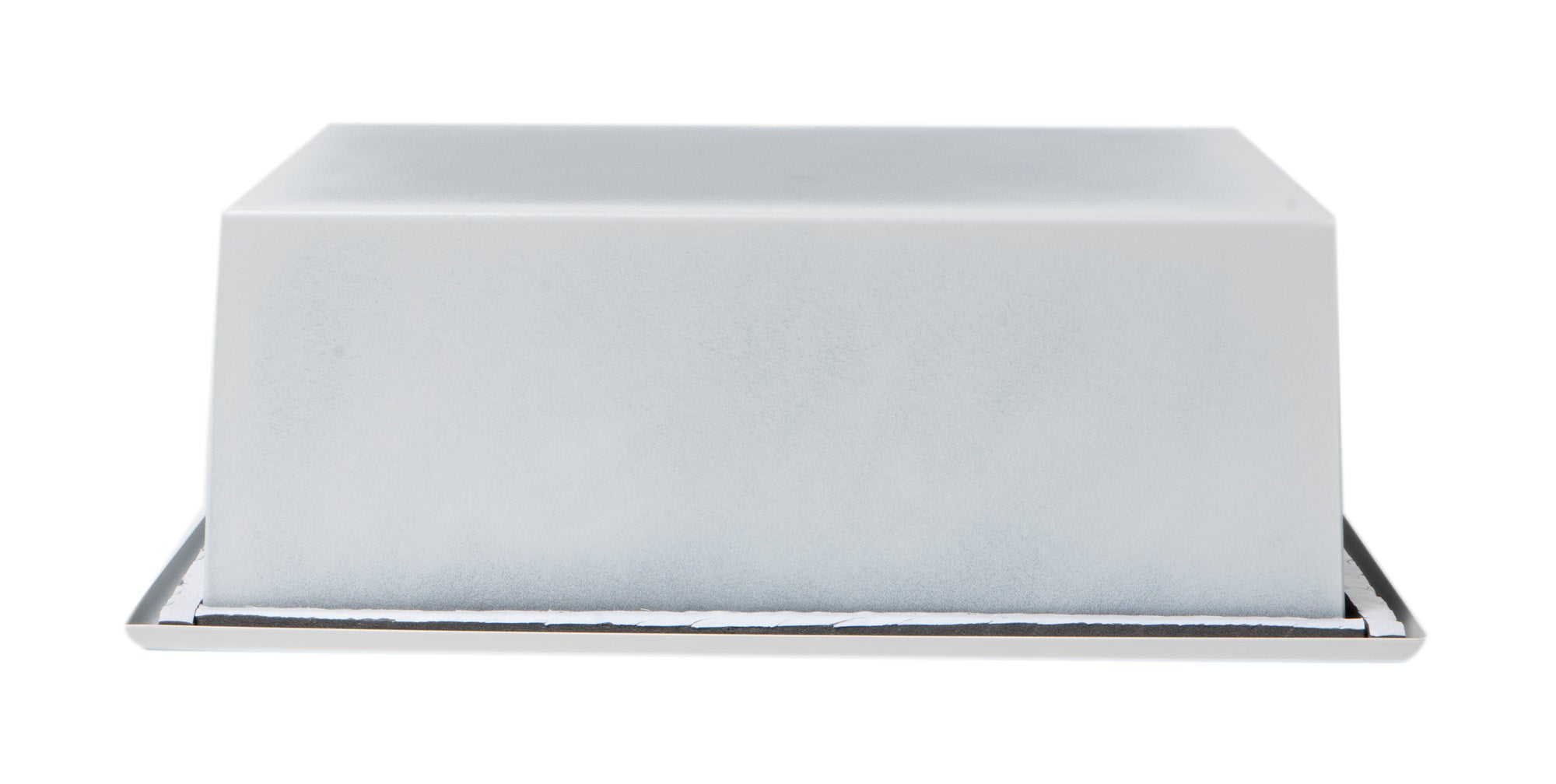 Alternate Image for ALFI brand ABNC1212-W 12" x 12" White Matte Stainless Steel Square Single Shelf Bath Shower Niche, 20 Gauge