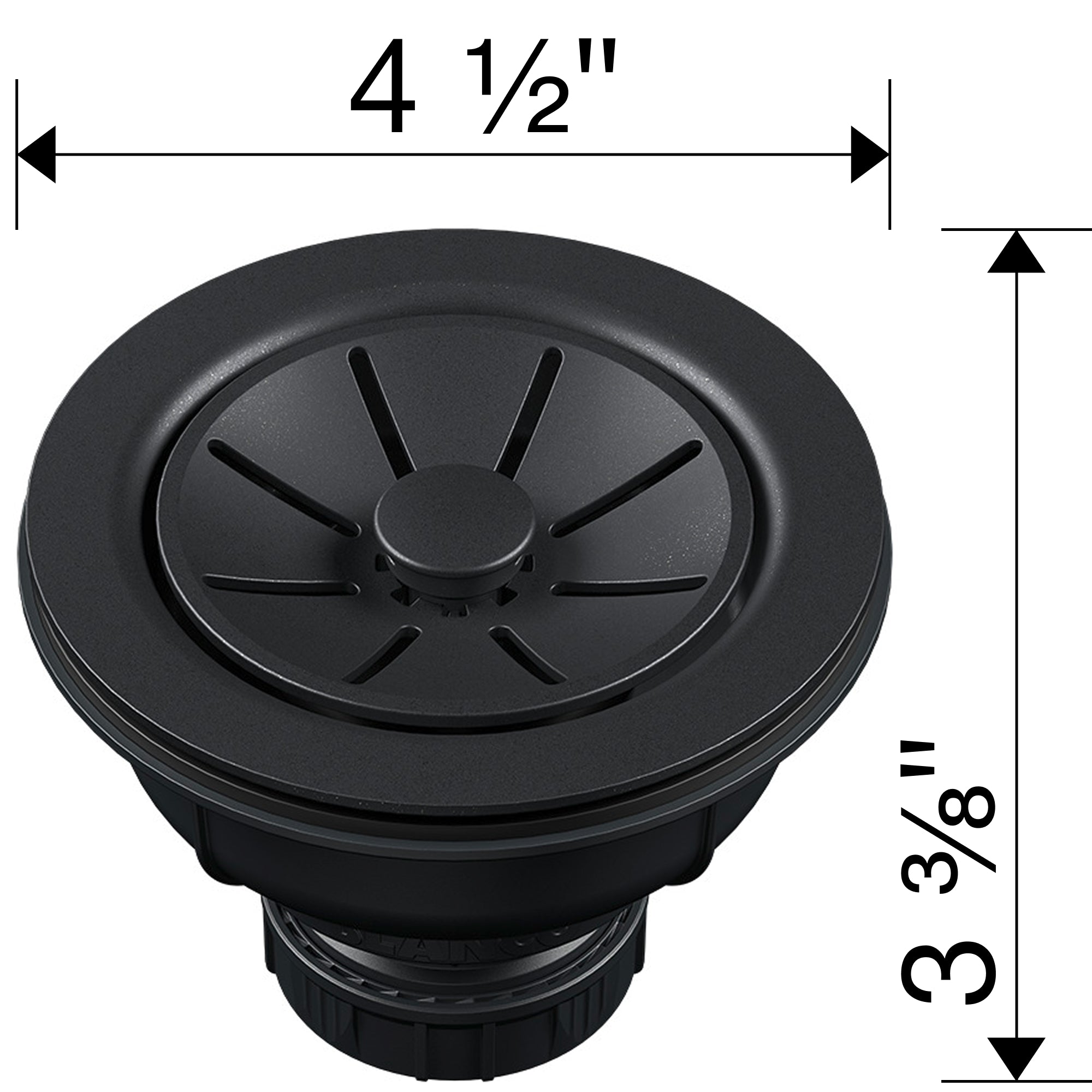 Blanco Essential Silgranit Color-Matched 3.5" Basket Strainer Drain with Turn-to-Close Design Product Image