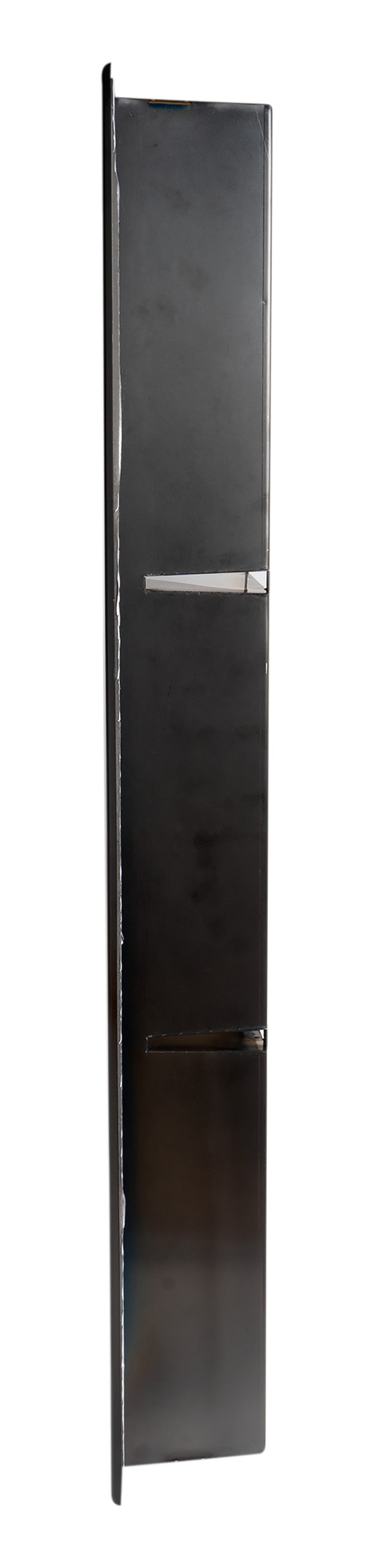 Alternate Image for ALFI brand ABNP0836-BB 8" x 36" Brushed Black PVD Stainless Steel Vertical Triple Shelf Shower Niche, 20 Gauge