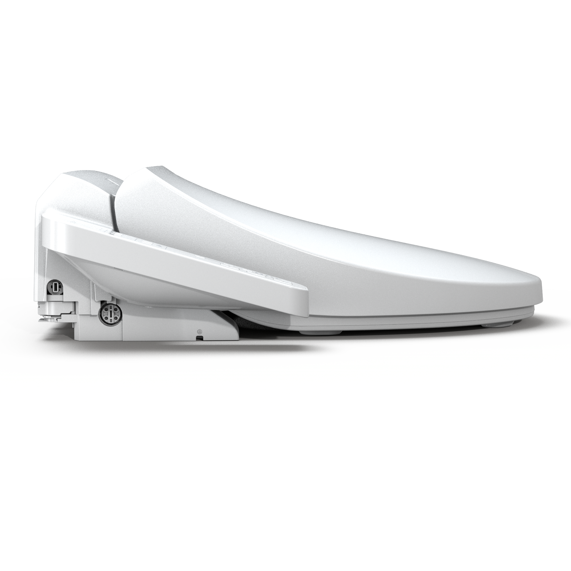 Alternate Image for TOTO WASHLET A2 Electronic Bidet Toilet Seat with Heated Seat and SoftClose Lid, Elongated, Cotton White, Plastic, SW3004#01