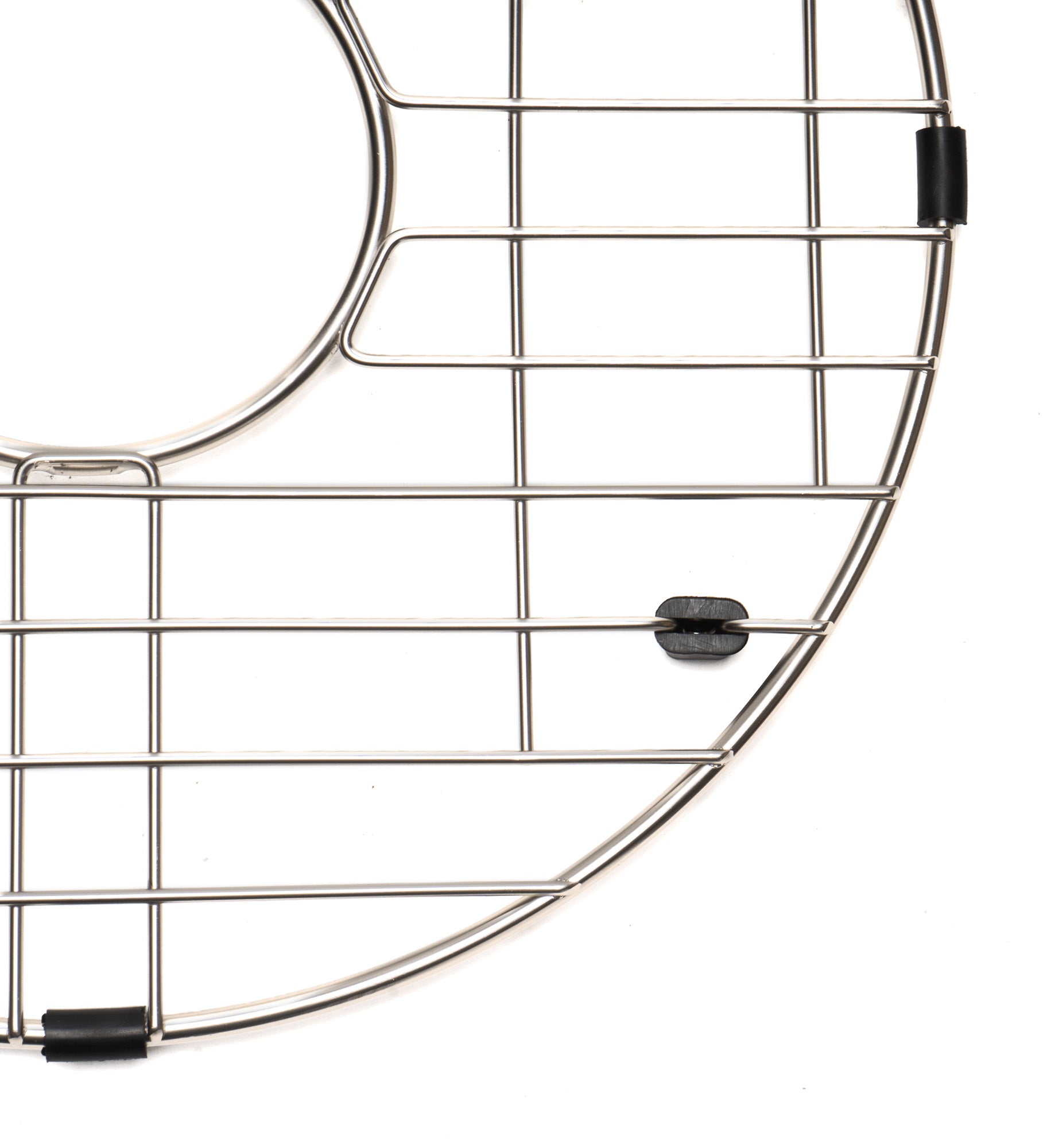 Alternate Image for ALFI brand Grey, ABGR18R Round Stainless Steel Grid for ABF1818R