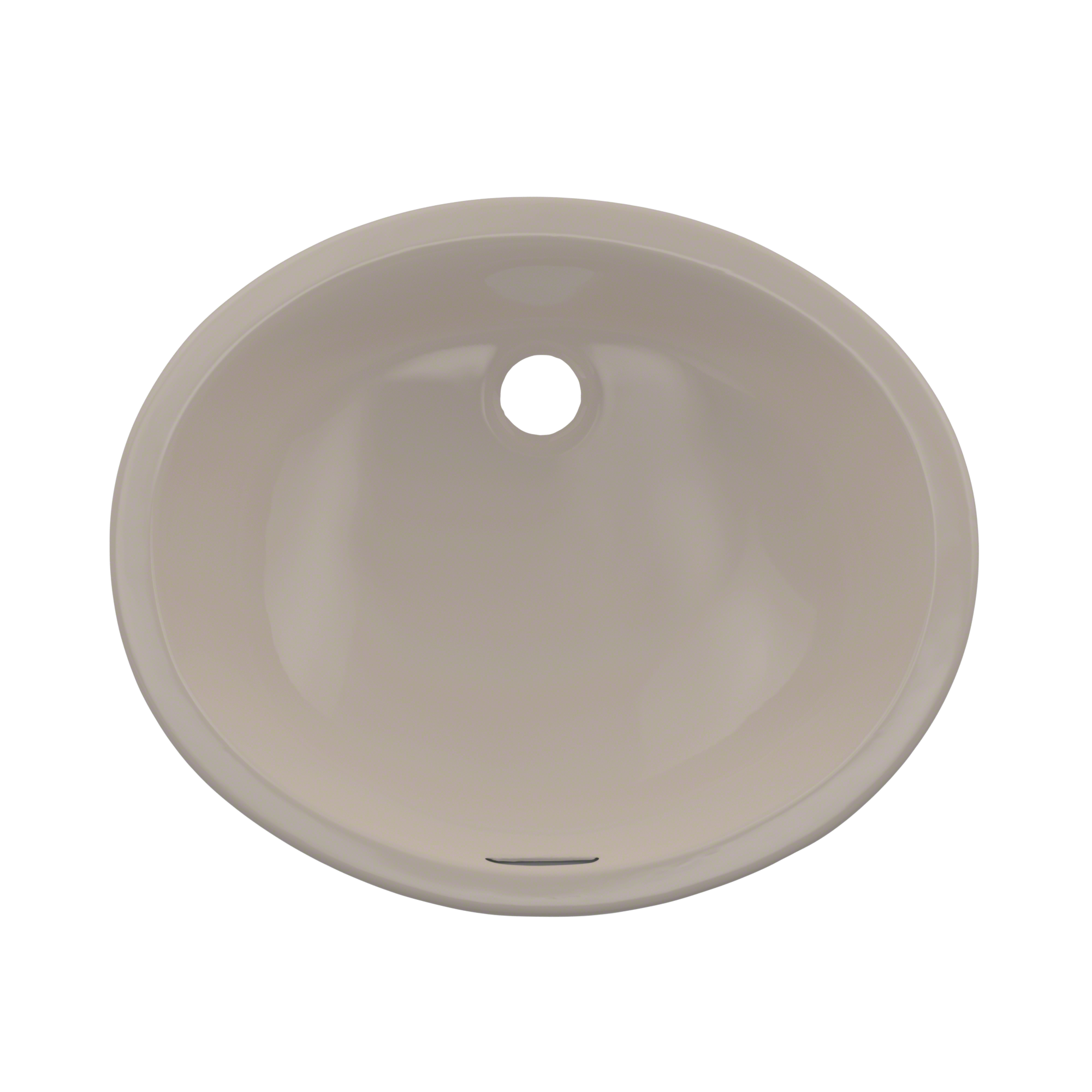 TOTO Rendezvous Oval Undermount Bathroom Sink with CEFIONTECT, Bone, Vitreous China, LT579G#03