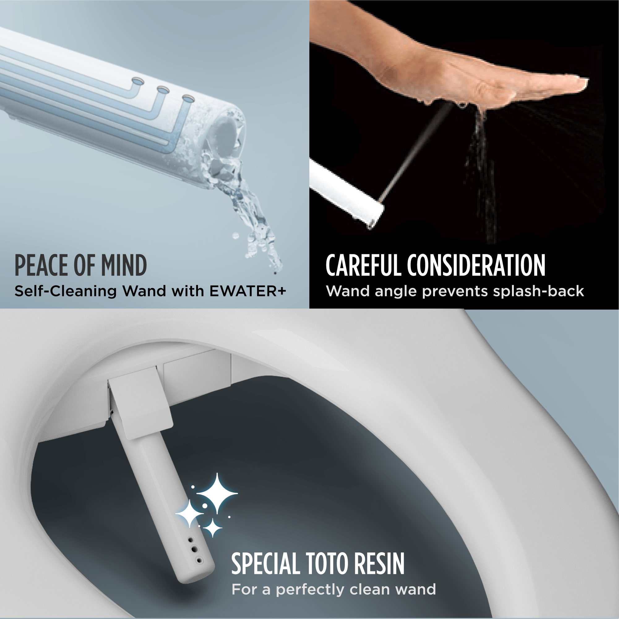 Alternate Image for TOTOWASHLET+ Aquia IV Two-Piece Elongated Dual Flush 1.28 and 0.9 GPF Toilet and WASHLET C5 Bidet Seat, Cotton White, Vitreous China|Plastic, MW4463084CEMGN#01