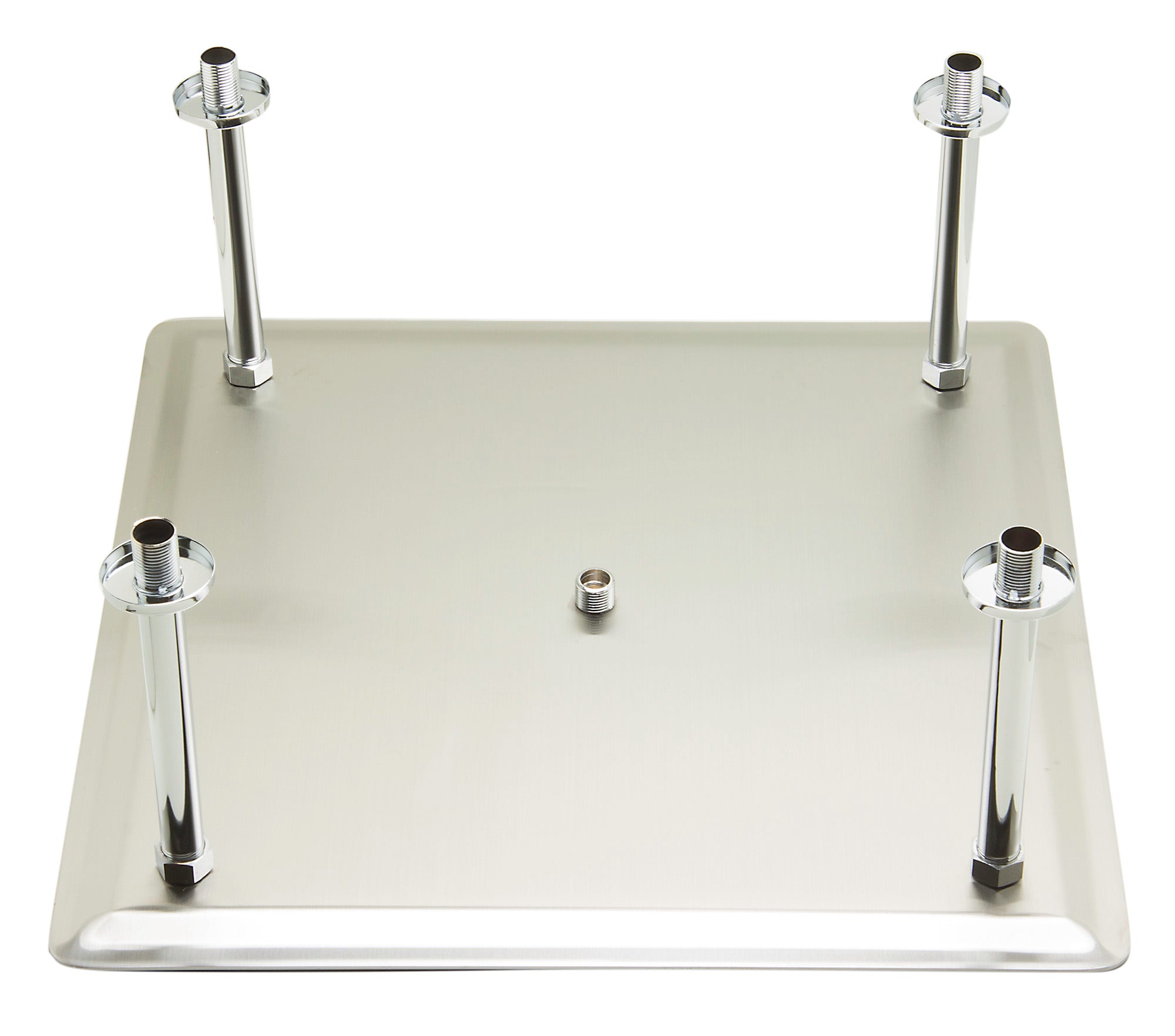 Alternate Image for ALFI brand RAIN20S-BSS 20" Square Brushed Solid Stainless Steel Ultra Thin Rain Shower Head