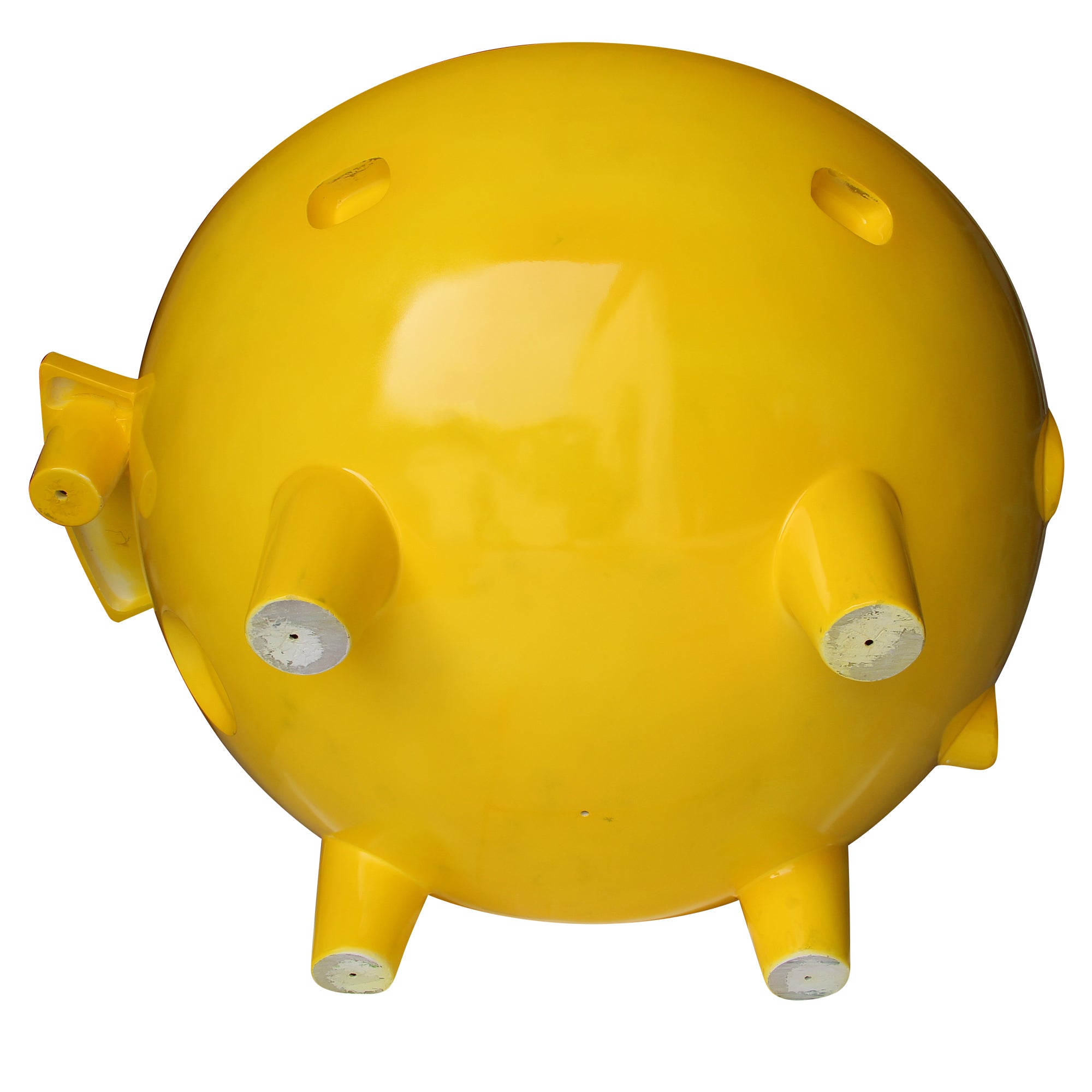 Alternate Image for ALFI brand 63" Acrylic Free Standing Circle Bathtub, Yellow, FireHotTub-YE
