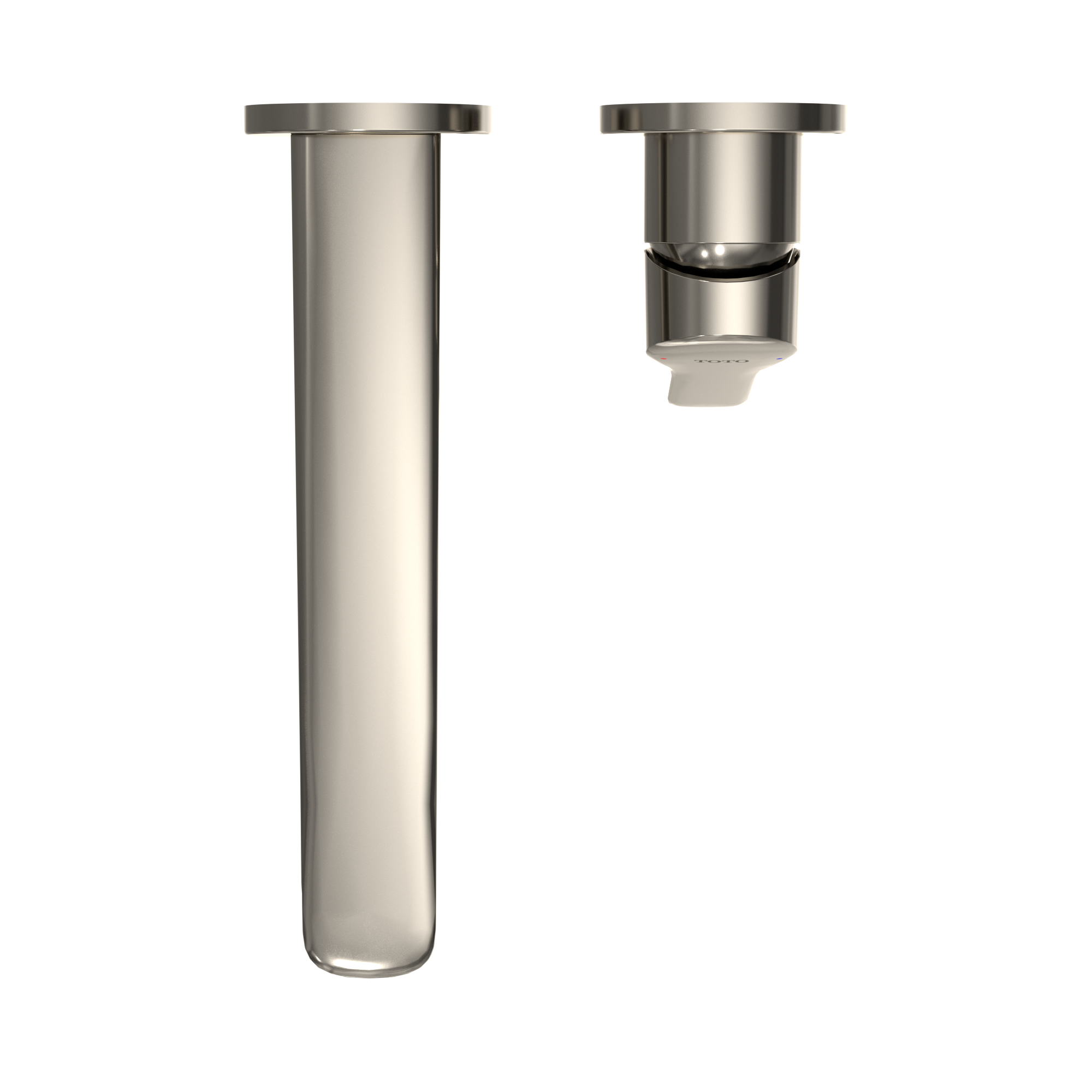 Alternate Image for TOTO GS 1.2 GPM Wall-Mount Single-Handle Bathroom Faucet with COMFORT GLIDE Technology, Polished Nickel, Brass, TLG03308U#PN
