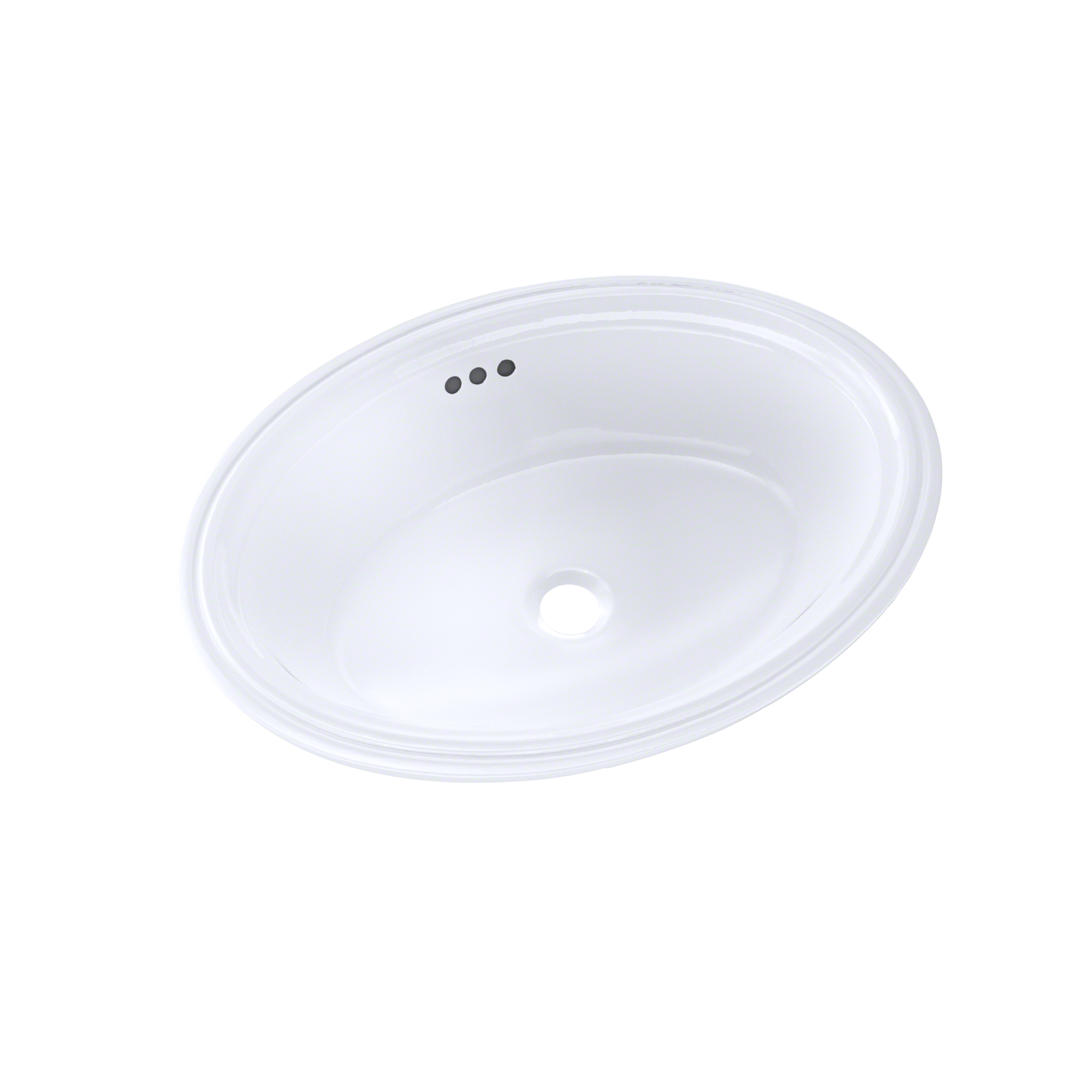 TOTO Dartmouth 17-1/4" x 12-7/8" Oval Undermount Bathroom Sink, Cotton White, Vitreous China, LT643#01