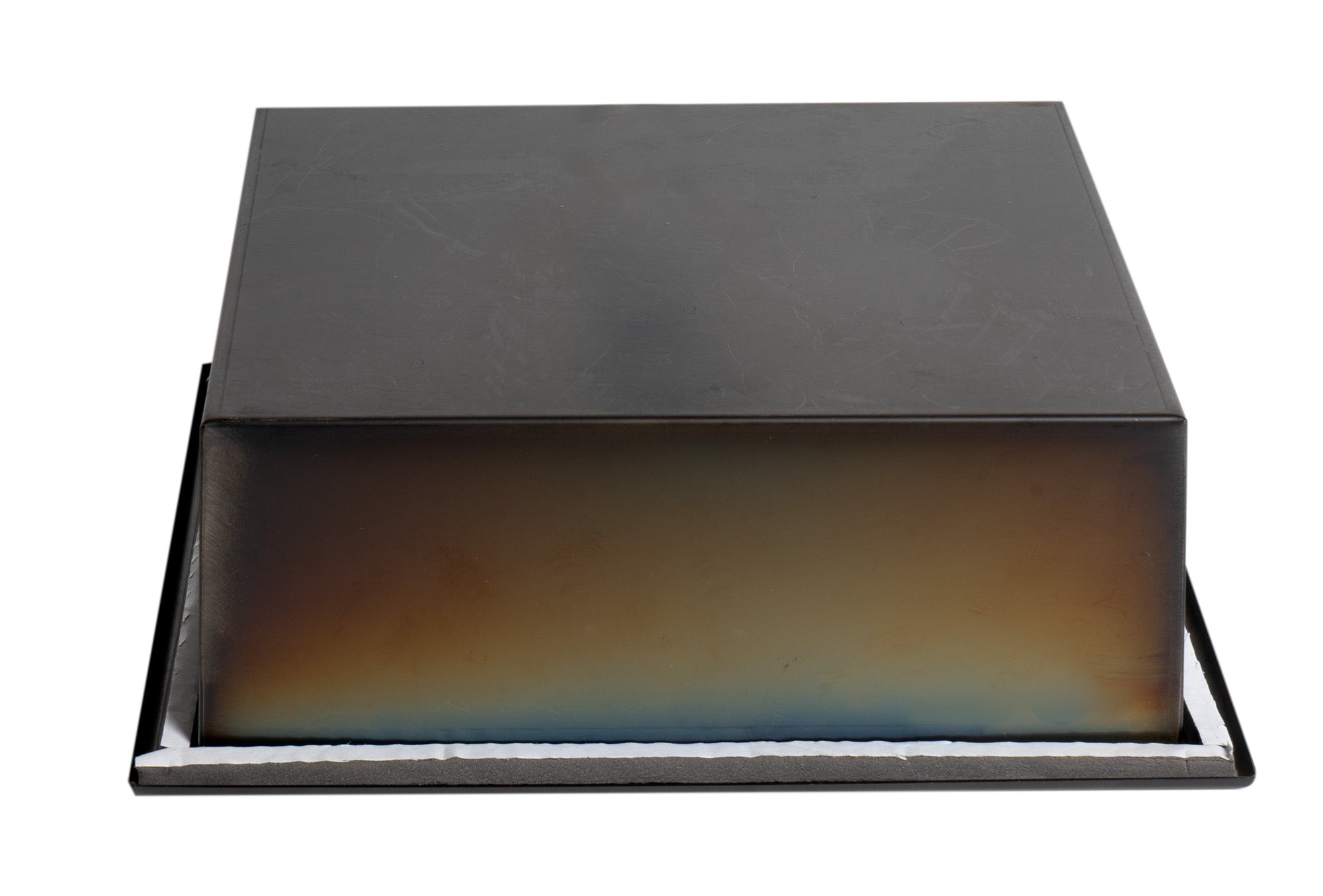 Alternate Image for ALFI brand ABNP1212-BB 12" x 12" Brushed Black PVD Stainless Steel Square Single Shelf Shower Niche, 20 Gauge