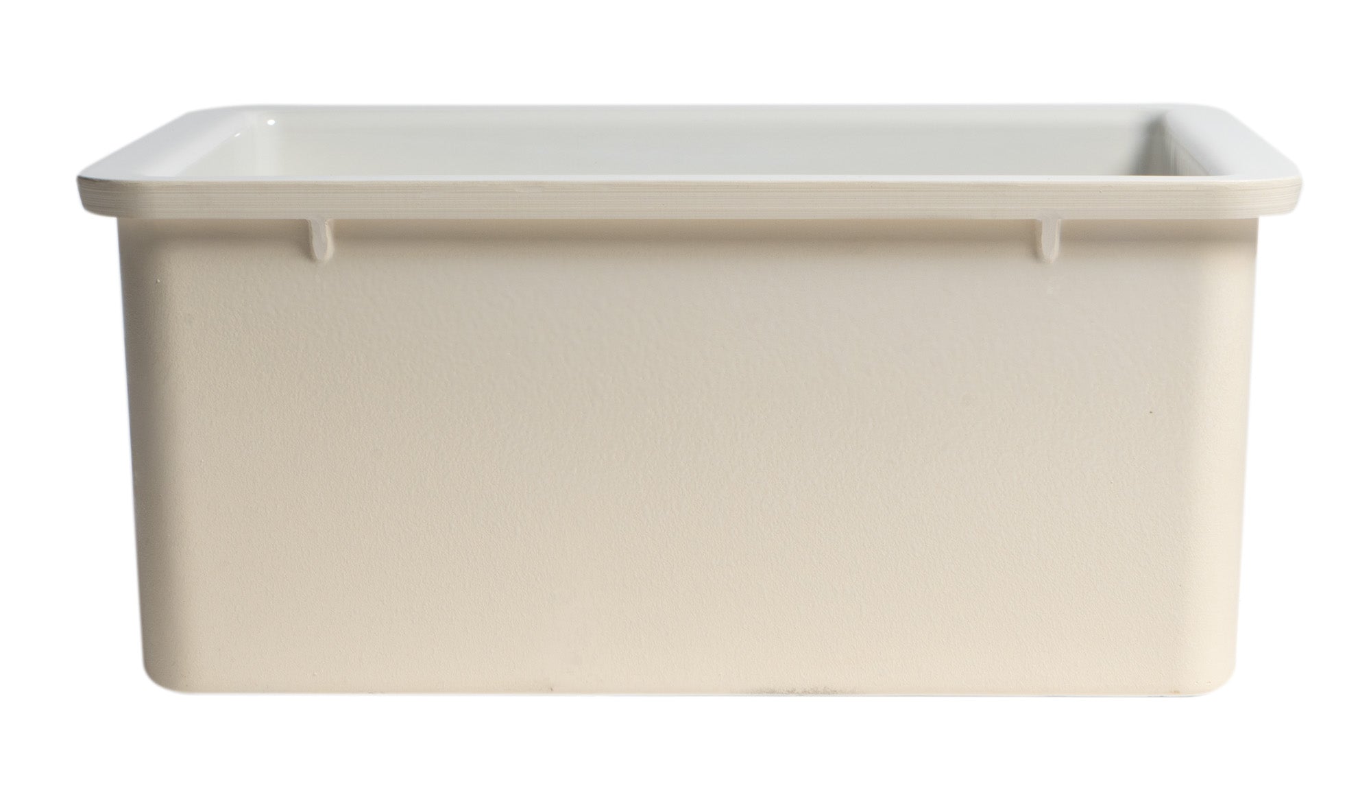Alternate Image for Alfi 20" White Fireclay Undermount Kitchen Sink, AB2017