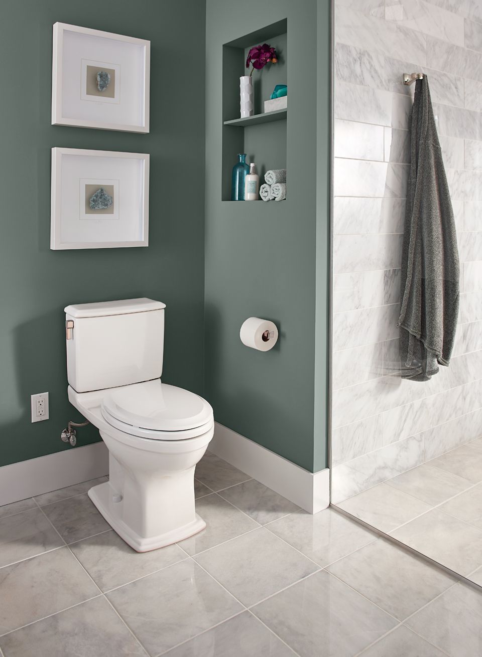 Alternate Image for TOTO Connelly Two-Piece Elongated Dual-Max, Dual Flush 1.28 and 0.9 GPF Universal Height Toilet, Ebony, Vitreous China, CST494CEMF#51