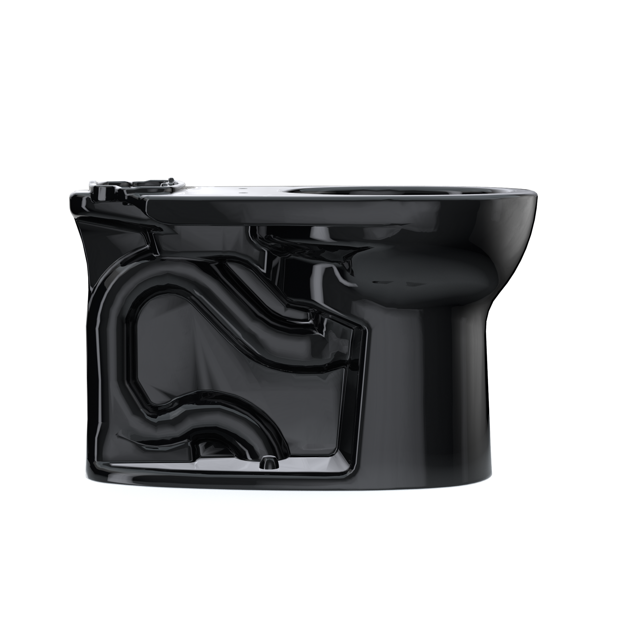 TOTO Drake Round TORNADO FLUSH Toilet Bowl, Ebony, Vitreous China, C775CEF#51