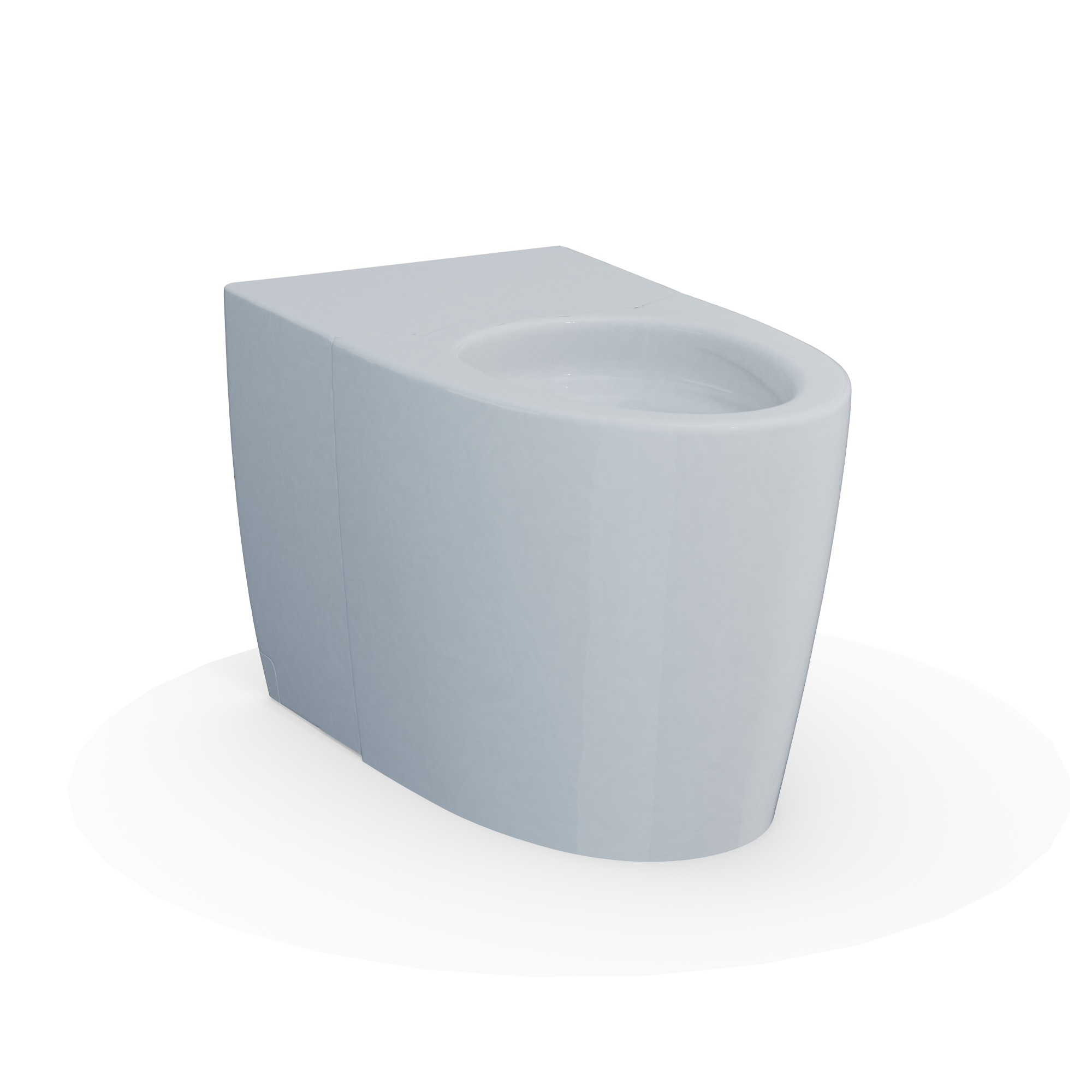 Toto NEOREST Dual Flush 1.0 or 0.8 GPF Elongated Toilet Bowl for AS, Cotton White, Vitreous China, CT8551CUMFG#01