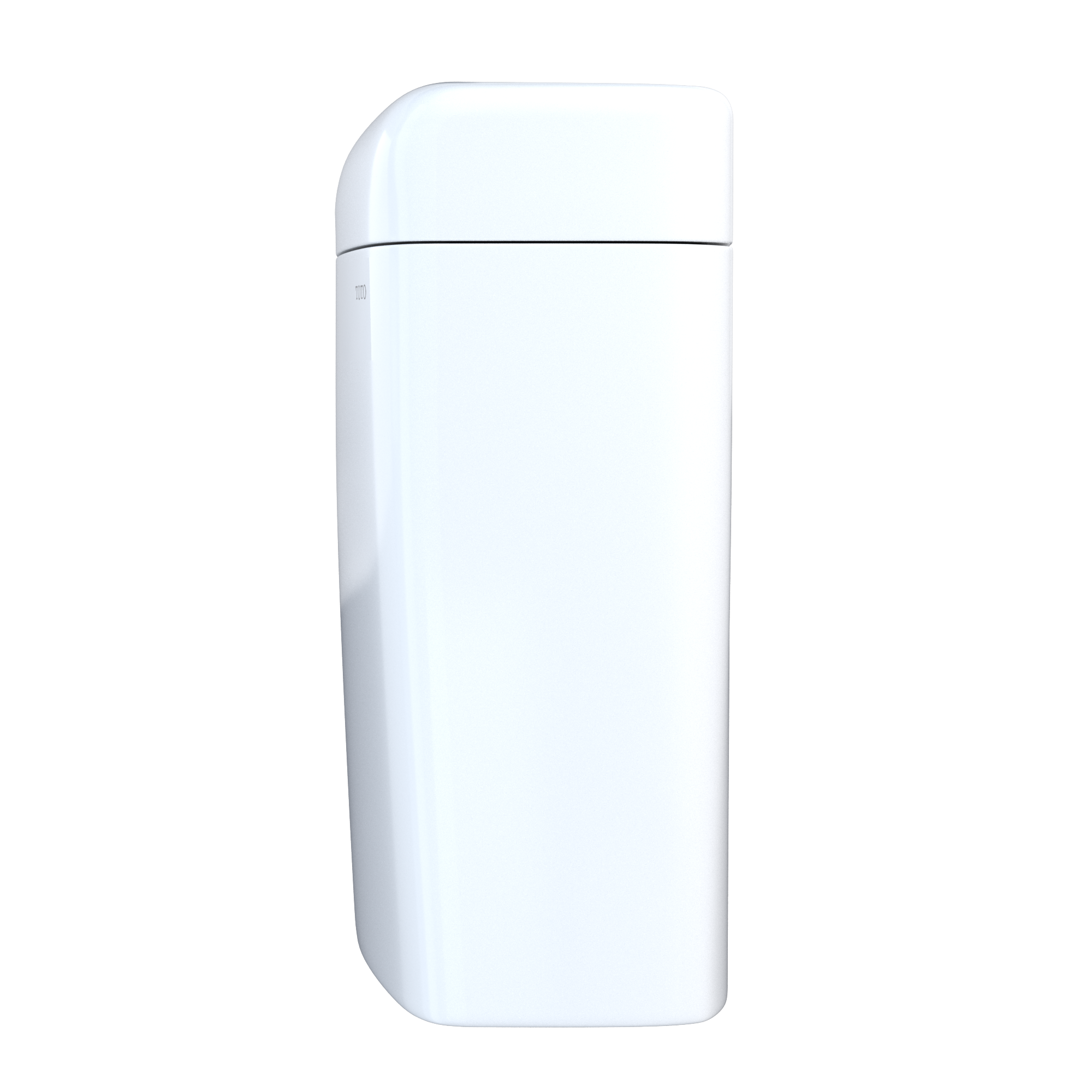 Alternate Image for TOTO Aquia IV Cube Dual Flush 1.28 and 0.9 GPF Toilet Tank Only with WASHLET+ Auto Flush Compatibility, Cotton White, Vitreous China, ST436EMNA#01