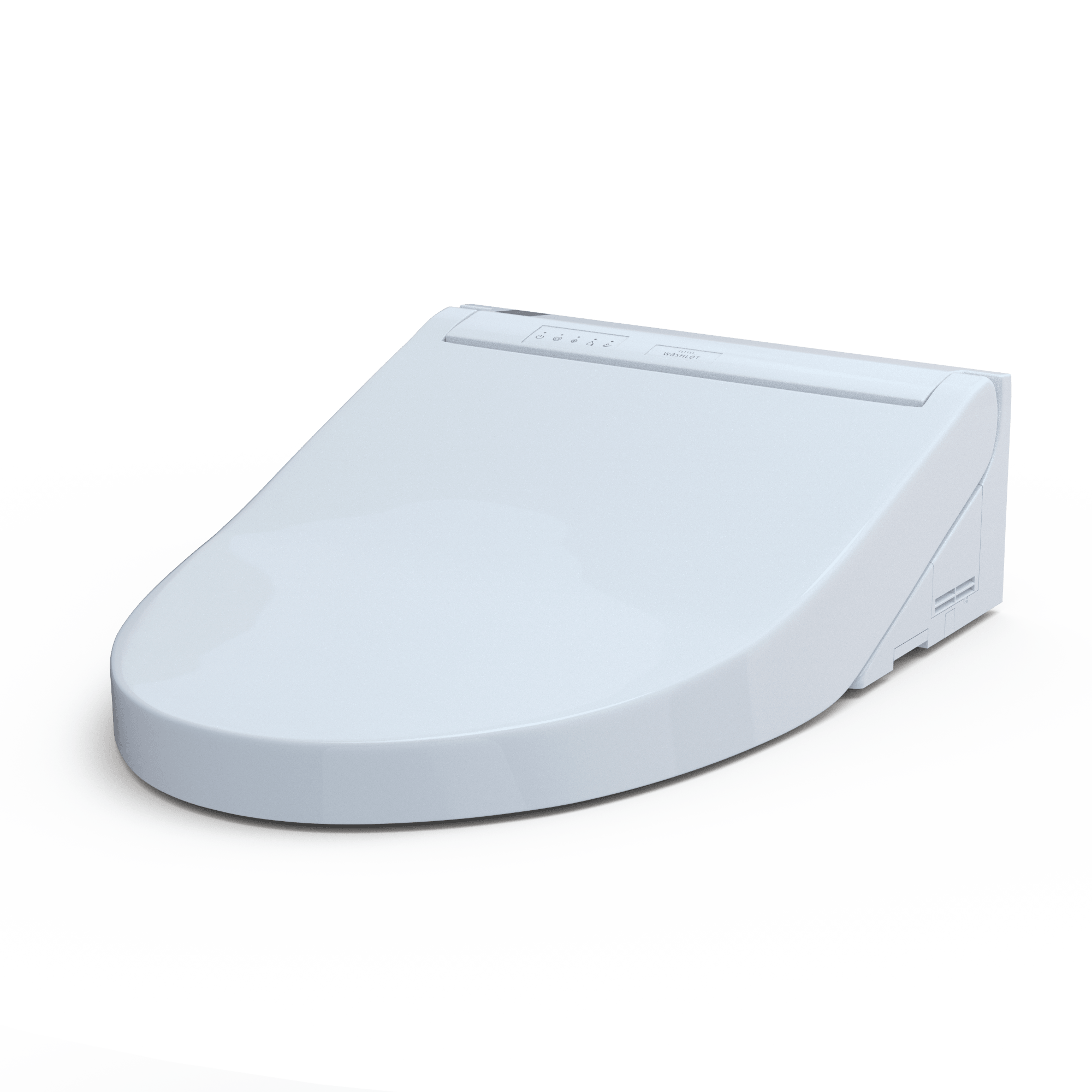 Alternate Image for TOTO WASHLET C5 Electronic Bidet Toilet Seat with PREMIST and EWATER+ Wand Cleaning, Elongated, Cotton White, Plastic, SW3084#01