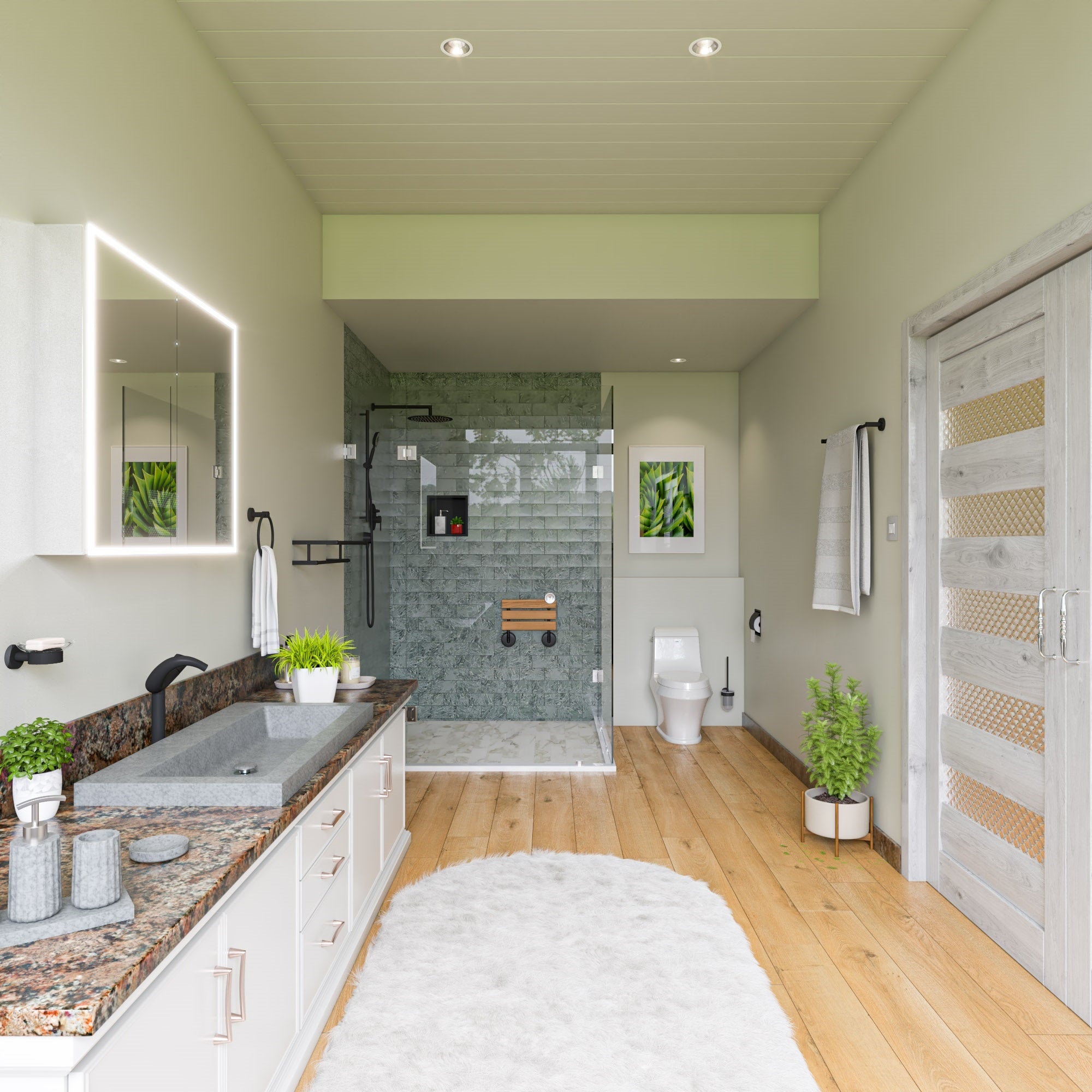 Alternate Image for EAGO Porcelain, White, TB133 Single Flush One Piece Ceramic Toilet