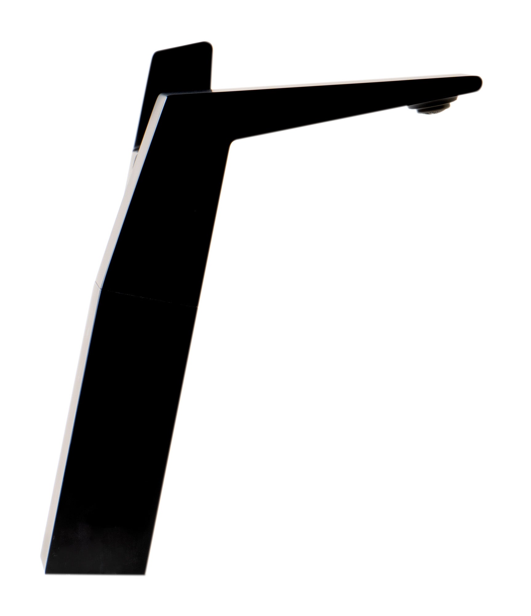 Alternate Image for ALFI brand 1.2 GPM Lever Straight Spout Bathroom Faucet, Modern, Black Matte, AB1475-BM