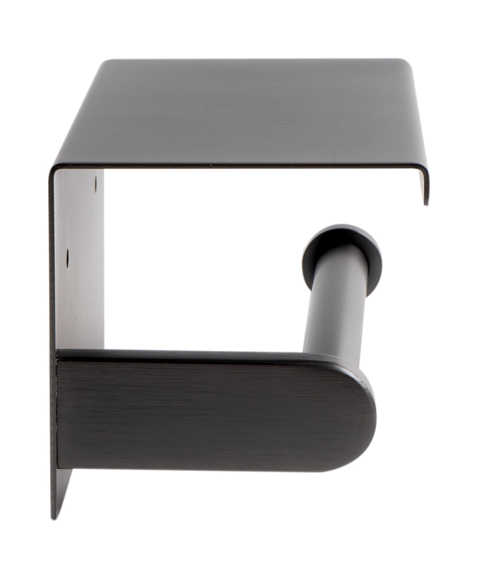 Alternate Image for ALFI brand ABTPP66-BB Brushed Black PVD Stainless Steel Toilet Paper Holder with Shelf